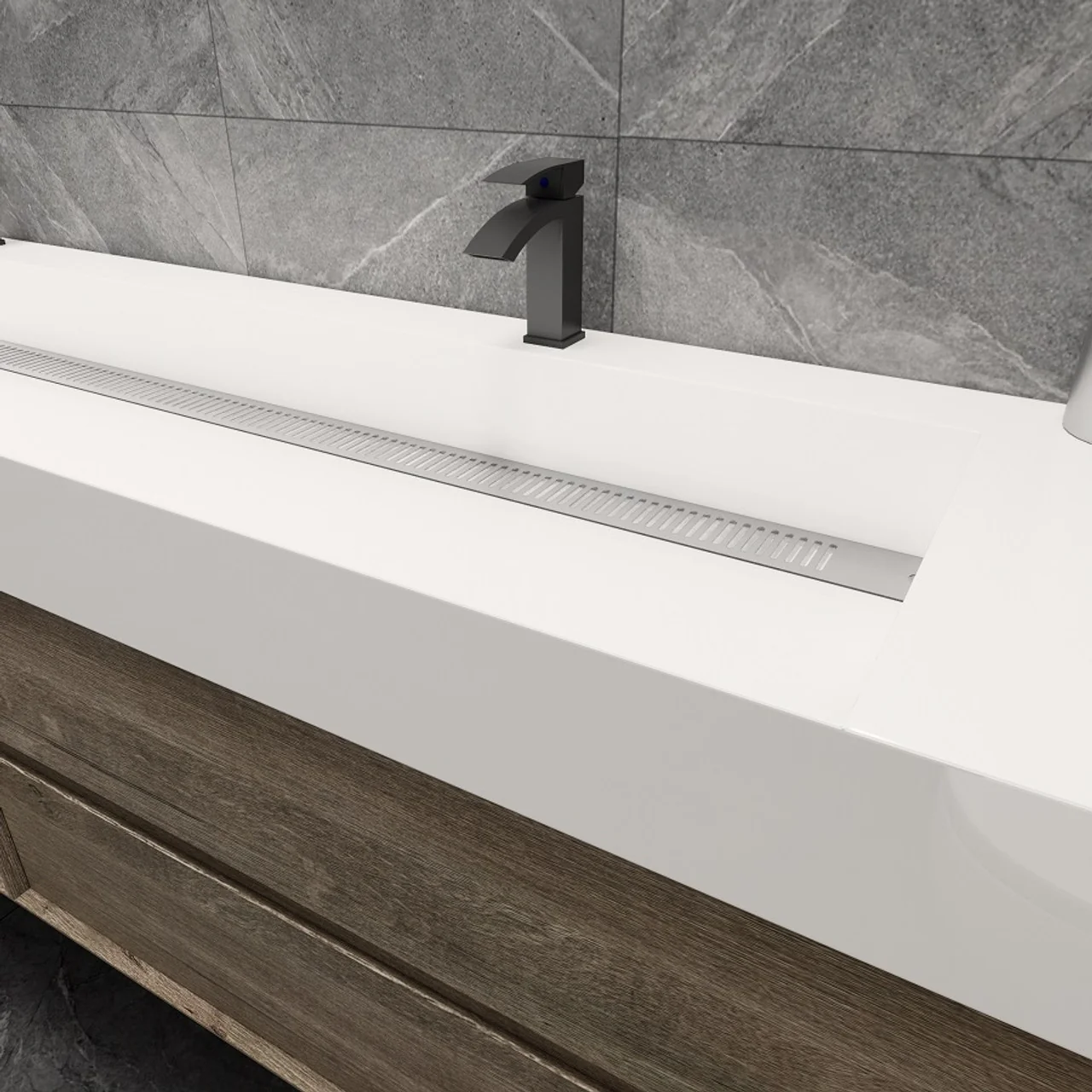 Maslow Floating Vanity (24"-104") 187 Maslow Floating Vanity (24"-104")