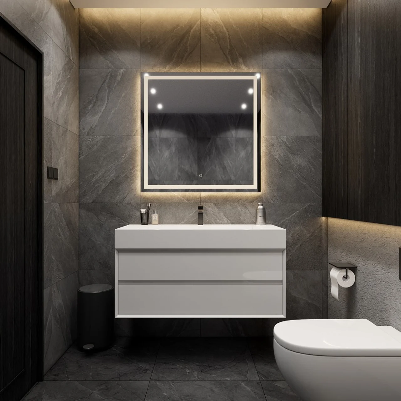 Maslow Floating Vanity (24"-104") 195 Maslow Floating Vanity (24"-104")