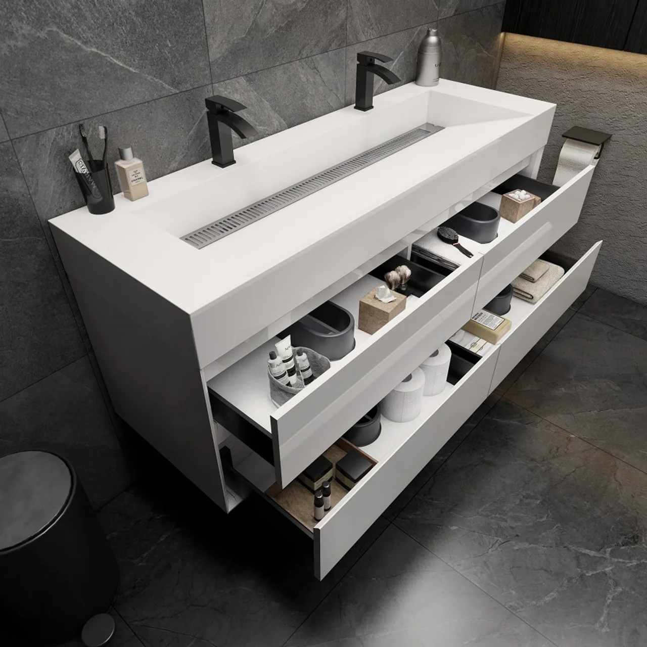 Maslow Floating Vanity (24"-104") 198 Maslow Floating Vanity (24"-104")
