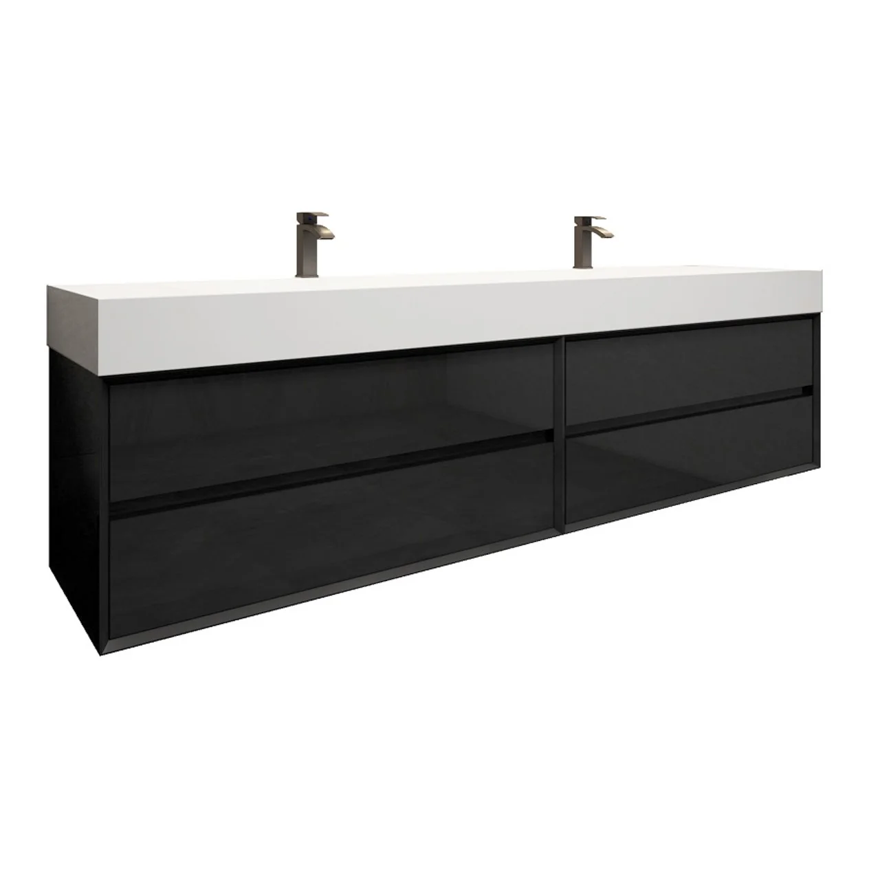Maslow Floating Vanity (24"-104") 208 Maslow Floating Vanity (24"-104")