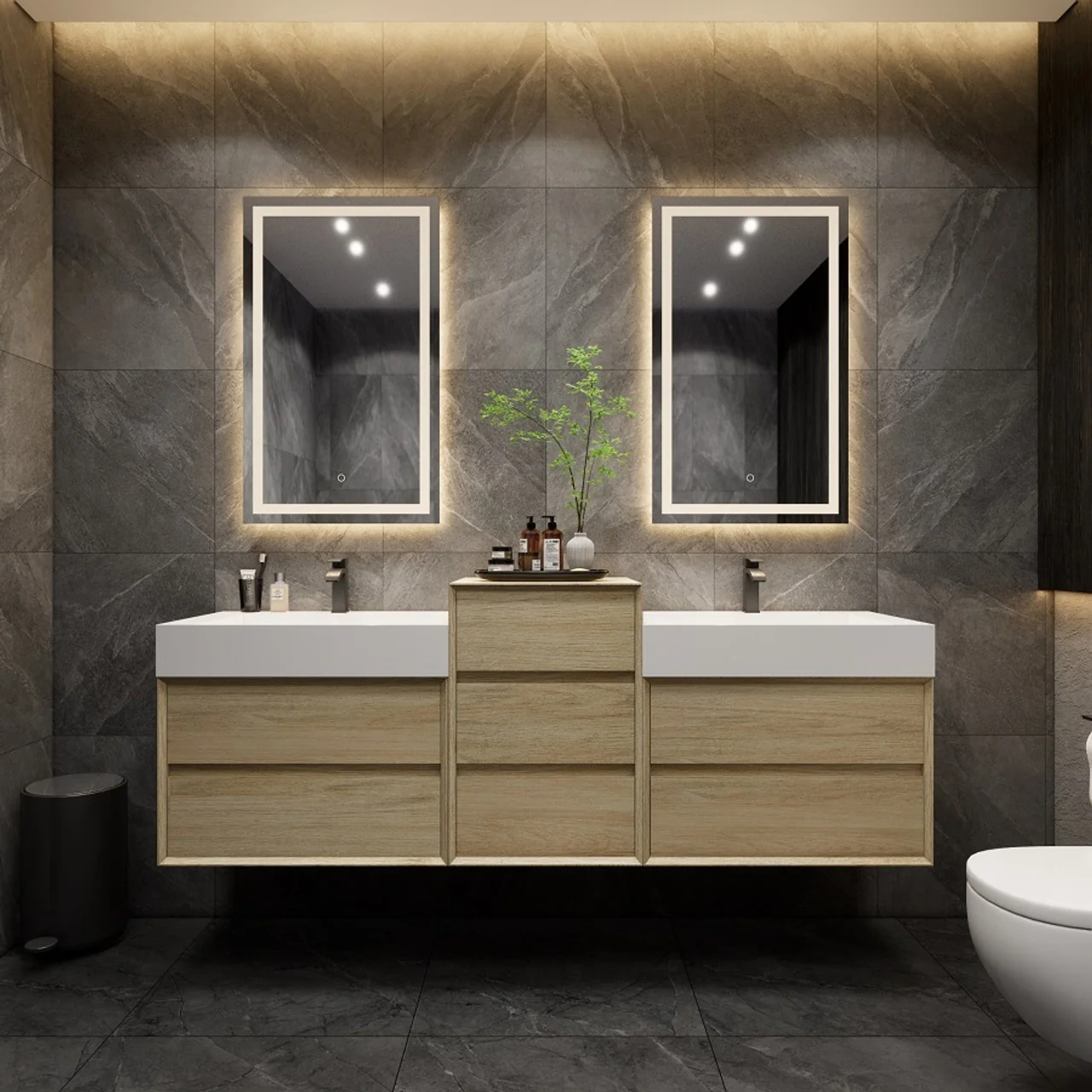 Maslow Floating Vanity (24"-104") 209 Maslow Floating Vanity (24"-104")