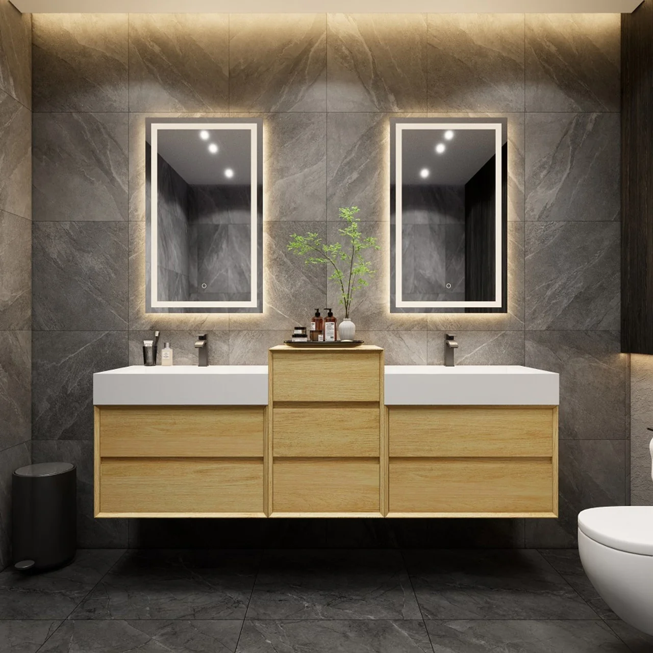 Maslow Floating Vanity (24"-104") 211 Maslow Floating Vanity (24"-104")