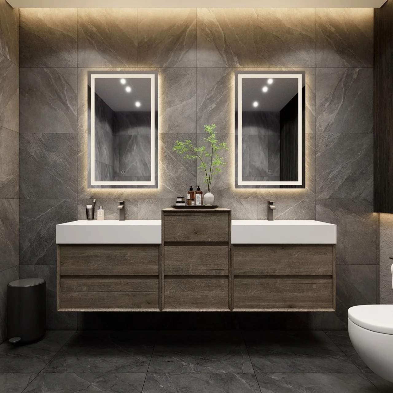 Maslow Floating Vanity (24"-104") 213 Maslow Floating Vanity (24"-104")