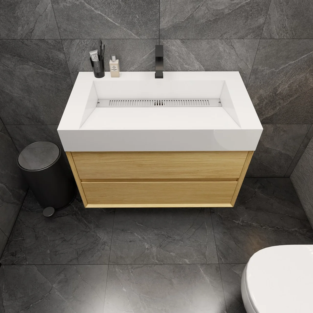 Maslow Floating Vanity (24"-104") 22 Maslow Floating Vanity (24"-104")