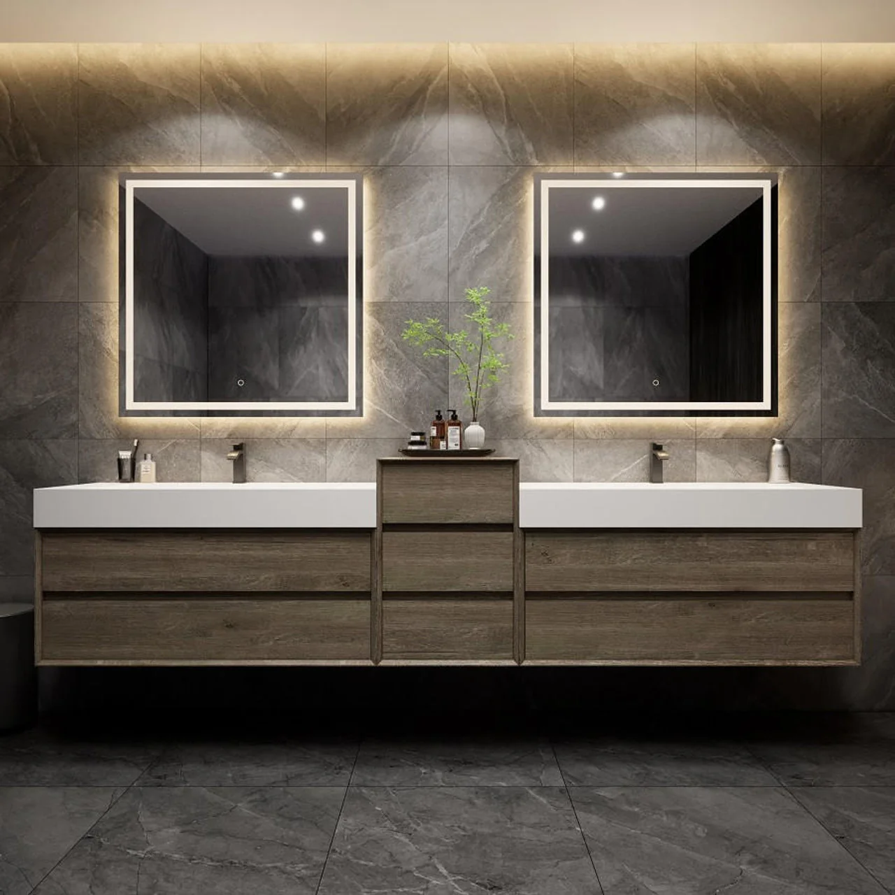 Maslow Floating Vanity (24"-104") 222 Maslow Floating Vanity (24"-104")