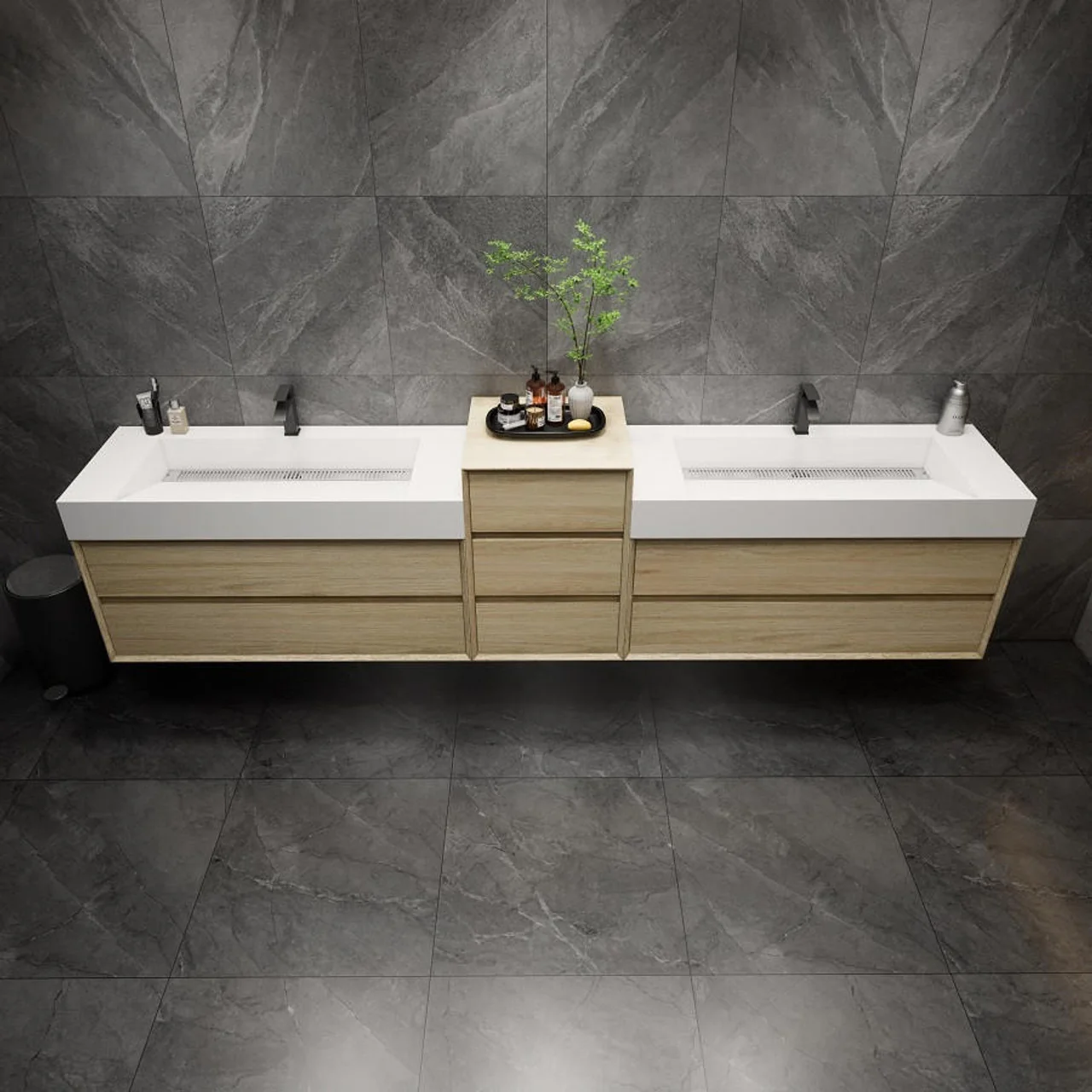 Maslow Floating Vanity (24"-104") 226 Maslow Floating Vanity (24"-104")