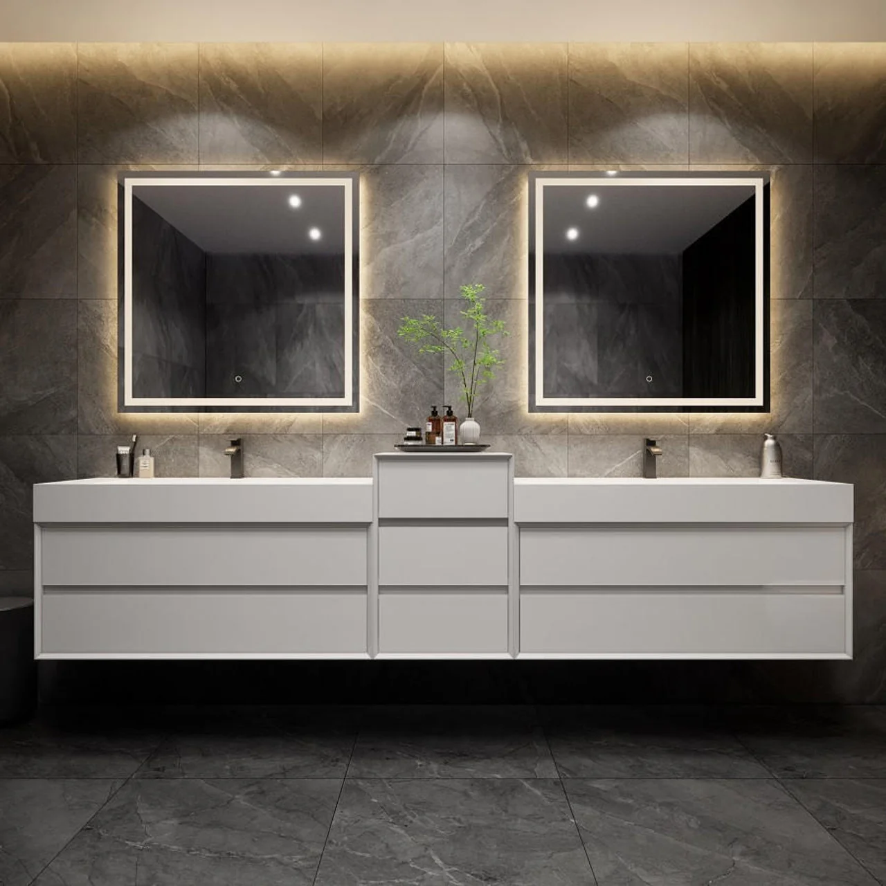Maslow Floating Vanity (24"-104") 231 Maslow Floating Vanity (24"-104")