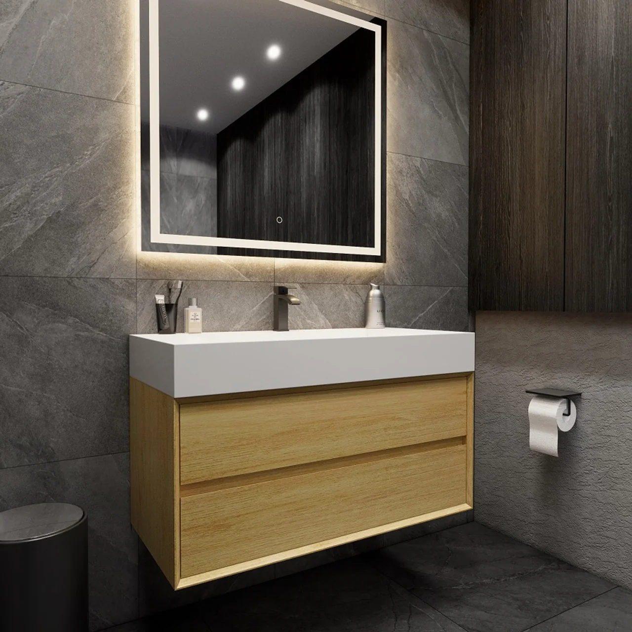 Maslow Floating Vanity (24"-104") 29 Maslow Floating Vanity (24"-104")