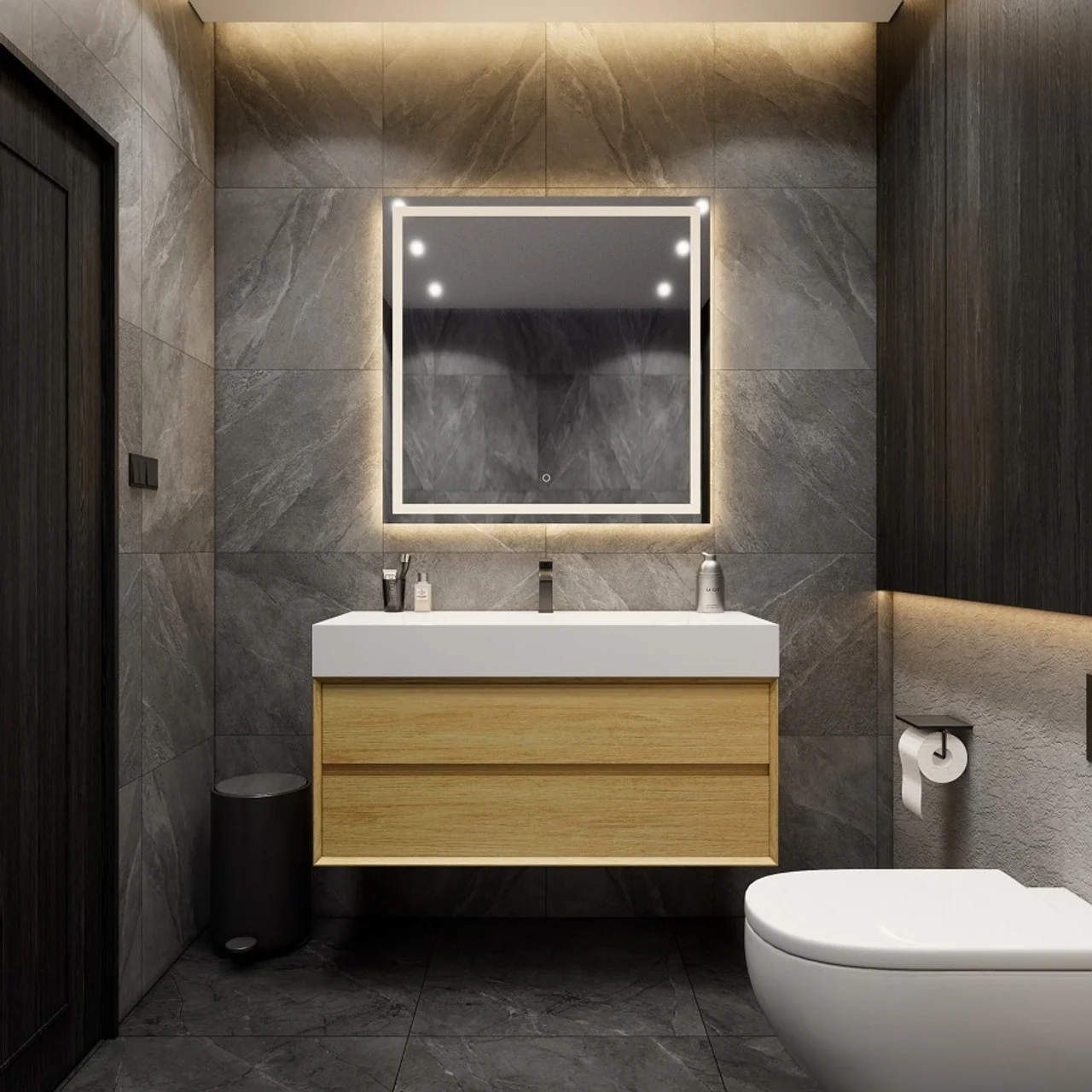 Maslow Floating Vanity (24"-104") 33 Maslow Floating Vanity (24"-104")