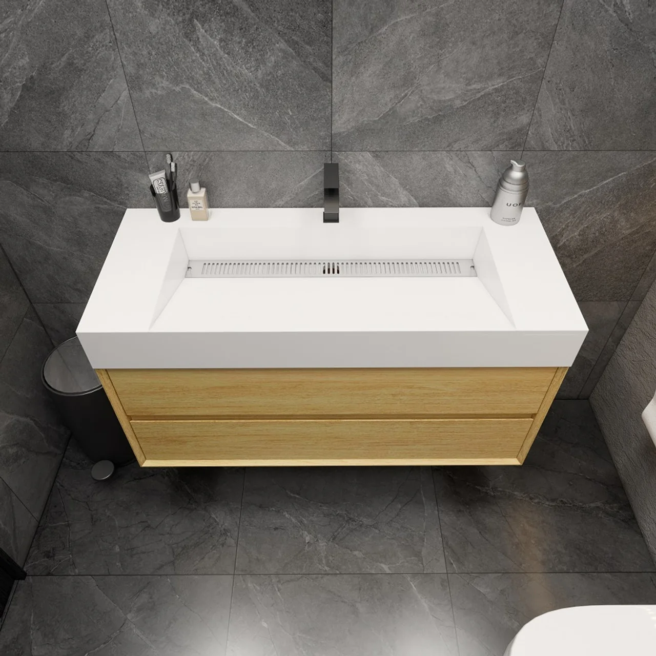 Maslow Floating Vanity (24"-104") 35 Maslow Floating Vanity (24"-104")