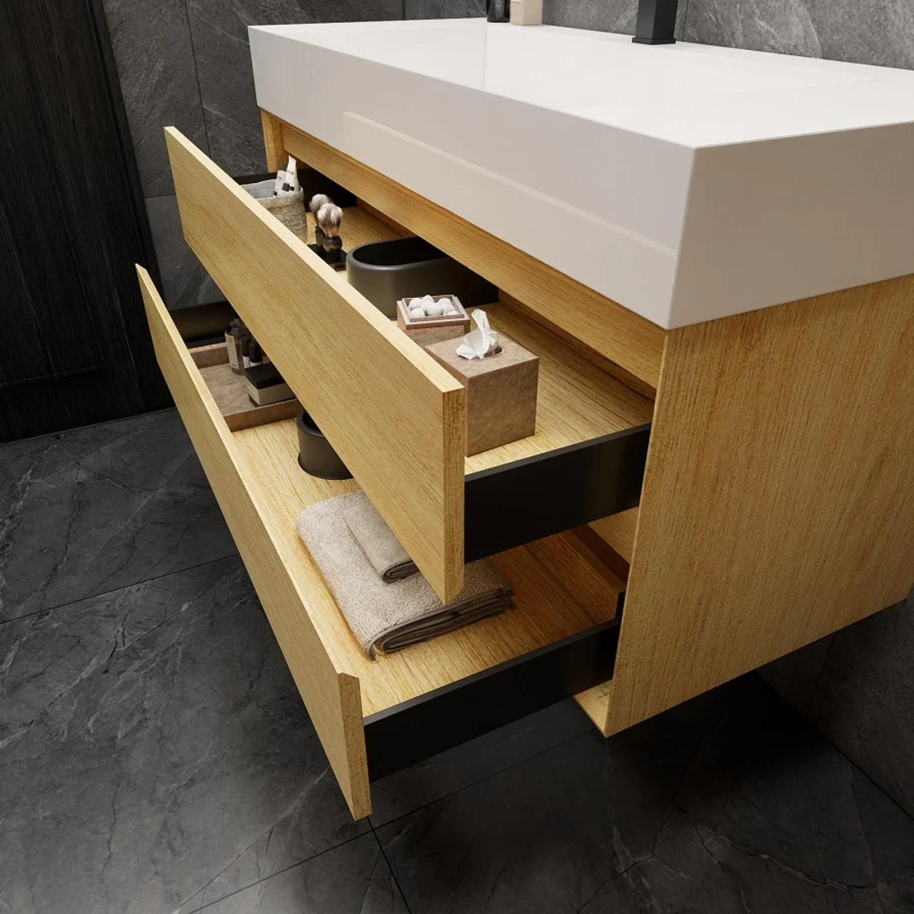 Maslow Floating Vanity (24"-104") 39 Maslow Floating Vanity (24"-104")