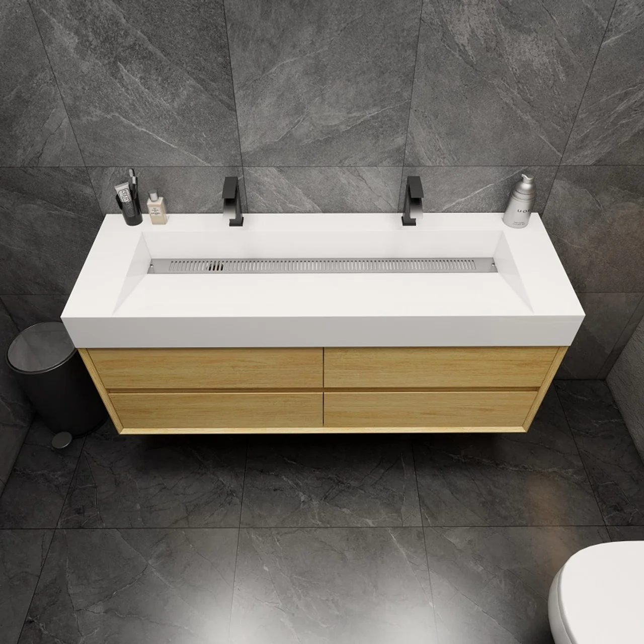 Maslow Floating Vanity (24"-104") 43 Maslow Floating Vanity (24"-104")