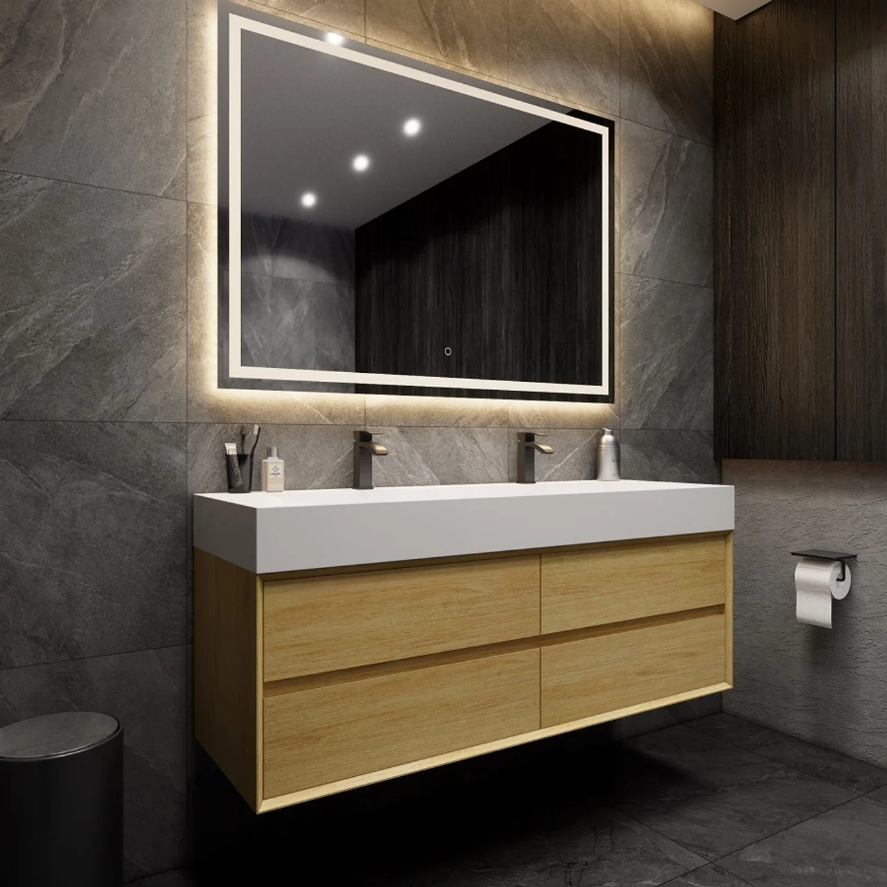 Maslow Floating Vanity (24"-104") 44 Maslow Floating Vanity (24"-104")