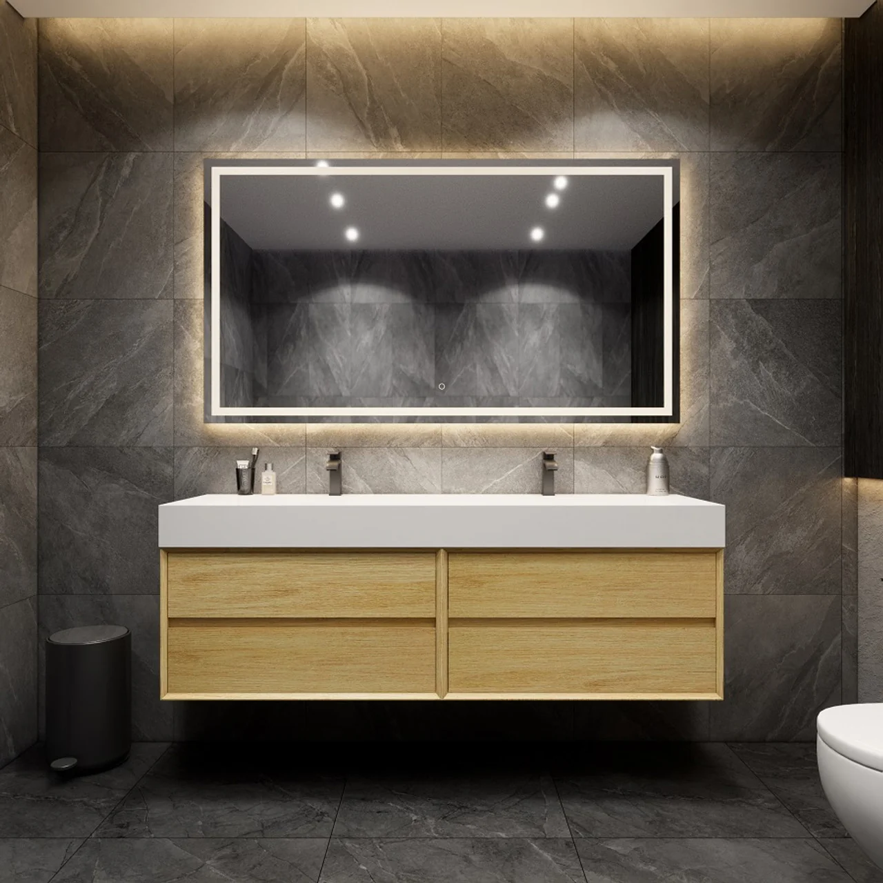 Maslow Floating Vanity (24"-104") 50 Maslow Floating Vanity (24"-104")