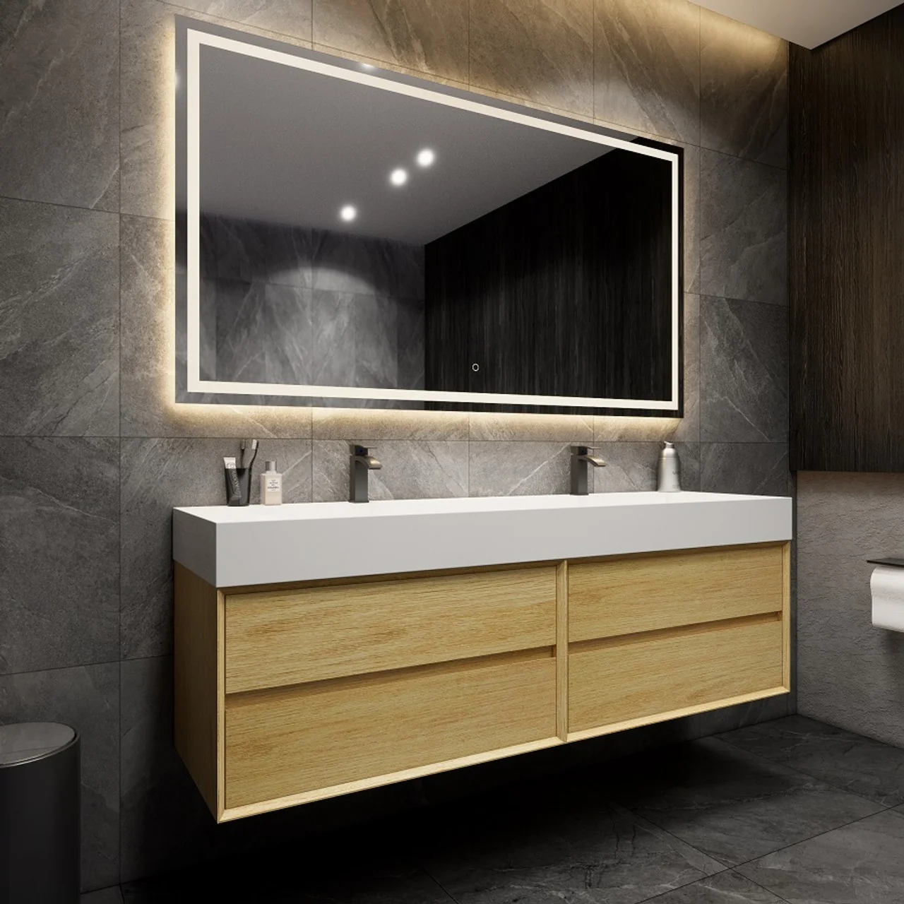 Maslow Floating Vanity (24"-104") 53 Maslow Floating Vanity (24"-104")
