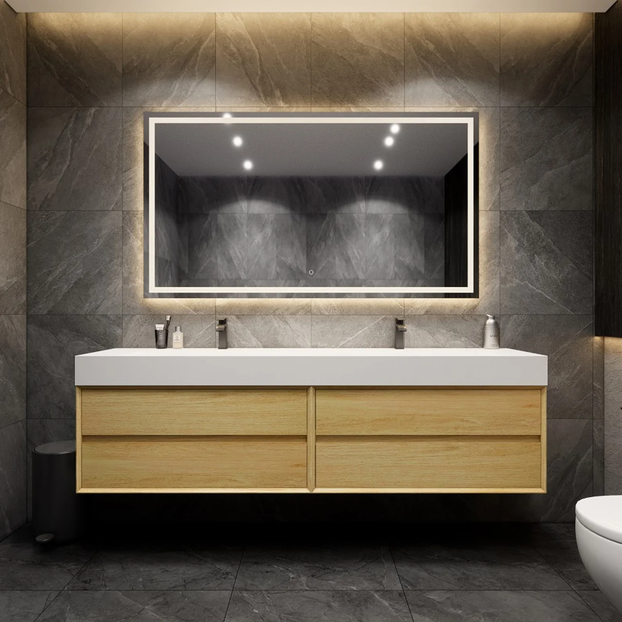 Maslow Floating Vanity (24"-104") 59 Maslow Floating Vanity (24"-104")