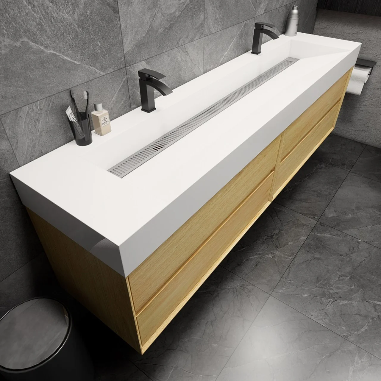 Maslow Floating Vanity (24"-104") 63 Maslow Floating Vanity (24"-104")