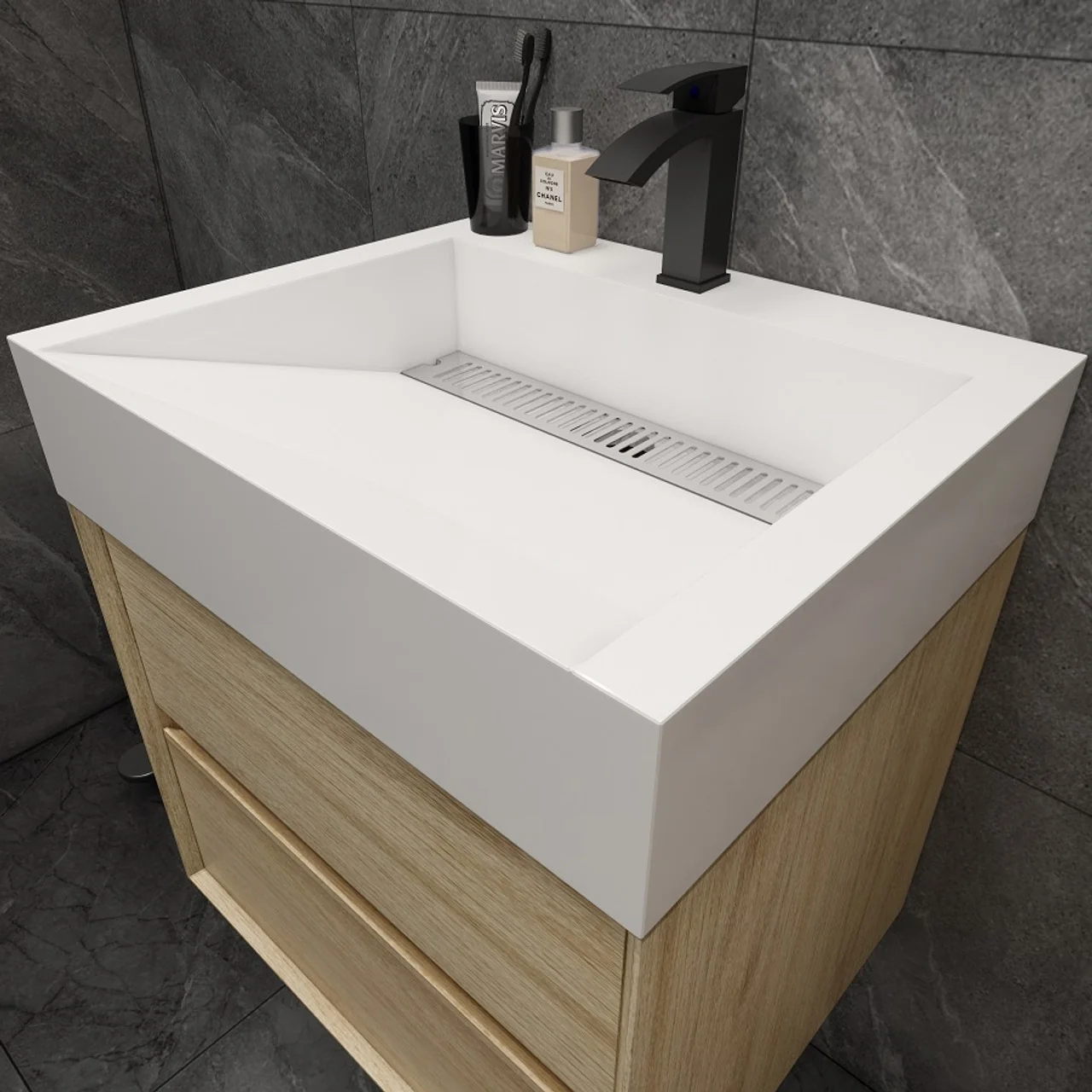 Maslow Floating Vanity (24"-104") 73 Maslow Floating Vanity (24"-104")