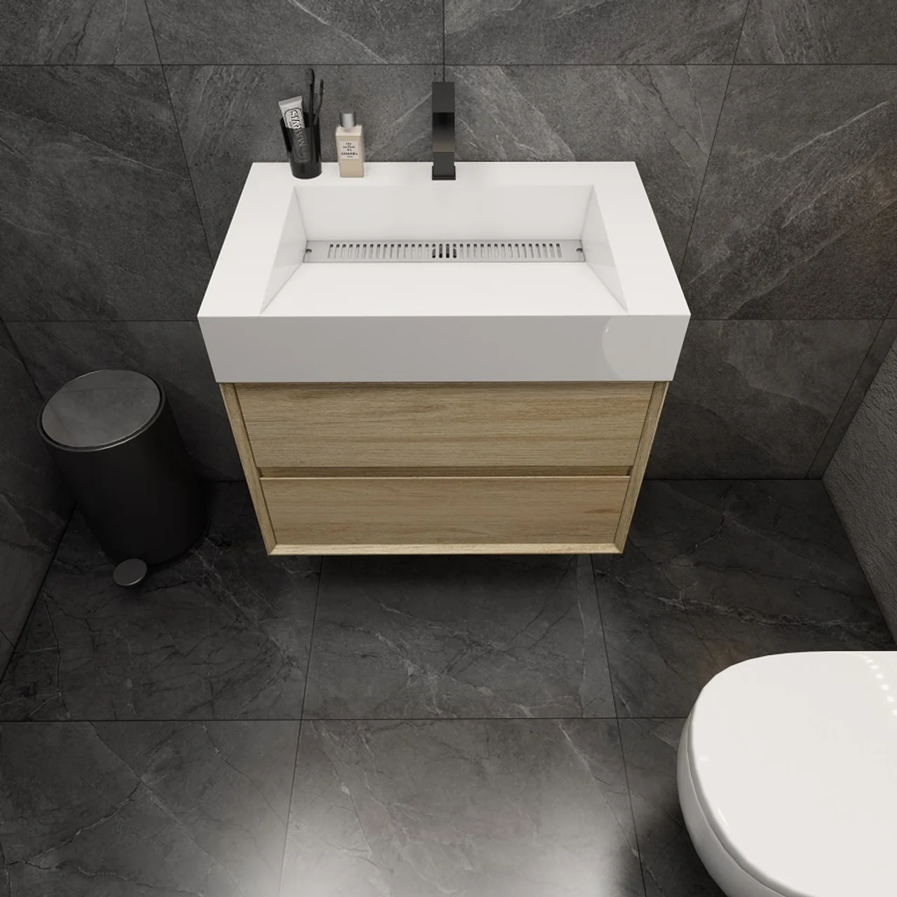 Maslow Floating Vanity (24"-104") 77 Maslow Floating Vanity (24"-104")