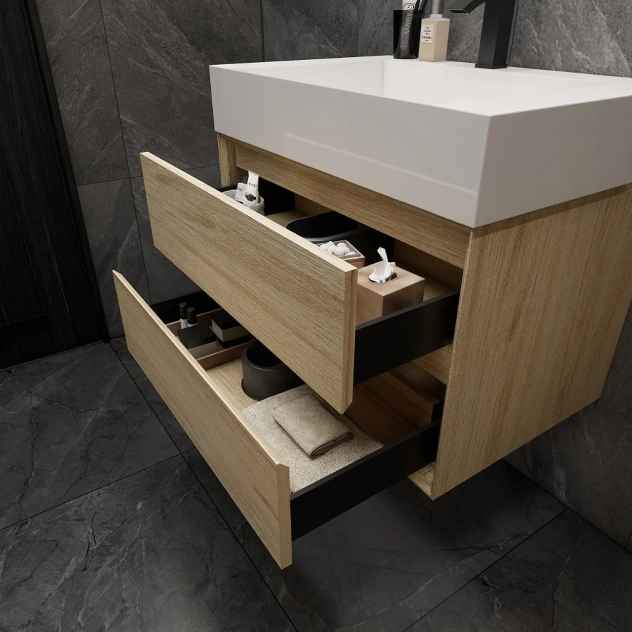 Maslow Floating Vanity (24"-104") 79 Maslow Floating Vanity (24"-104")