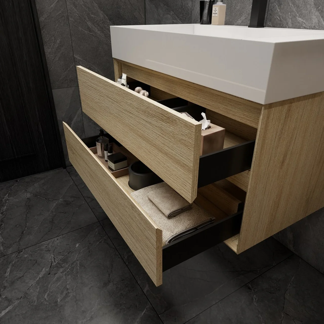 Maslow Floating Vanity (24"-104") 88 Maslow Floating Vanity (24"-104")