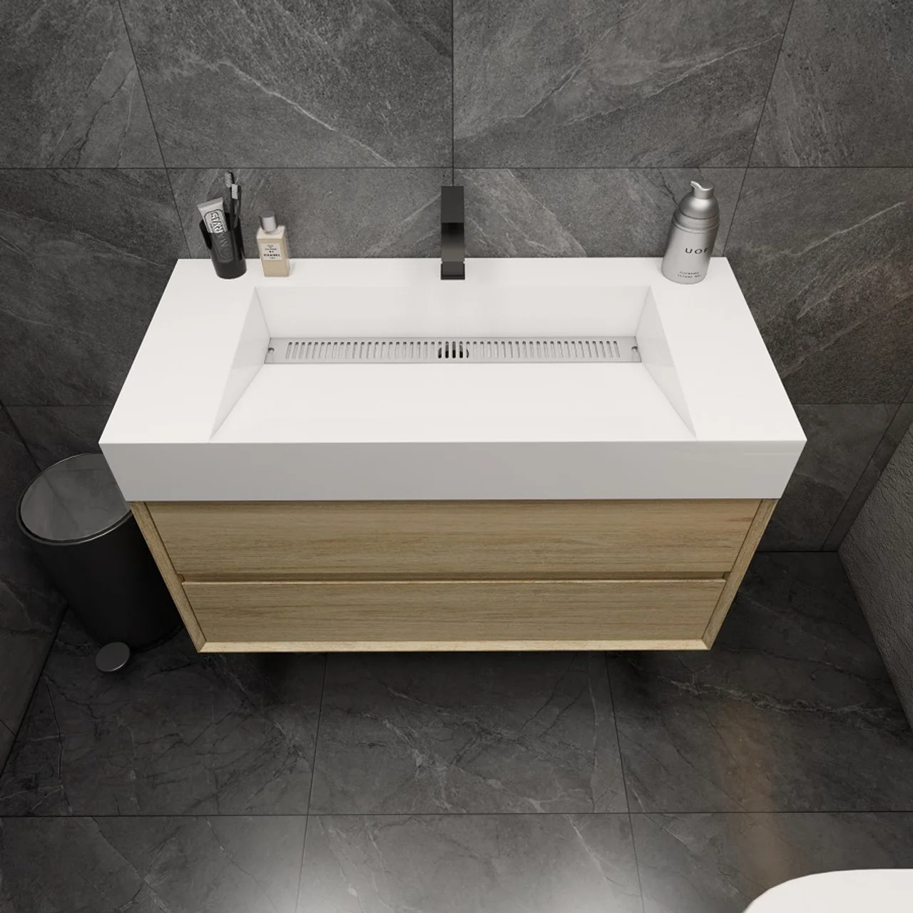 Maslow Floating Vanity (24"-104") 93 Maslow Floating Vanity (24"-104")