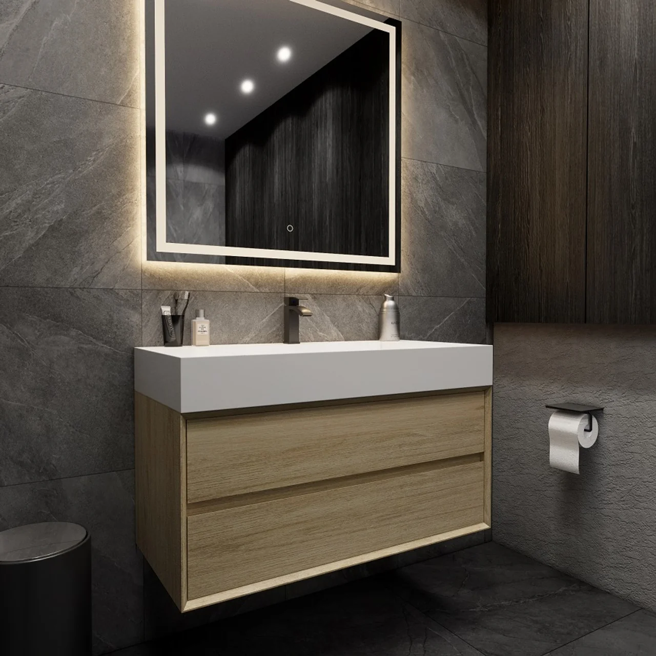 Maslow Floating Vanity (24"-104") 94 Maslow Floating Vanity (24"-104")