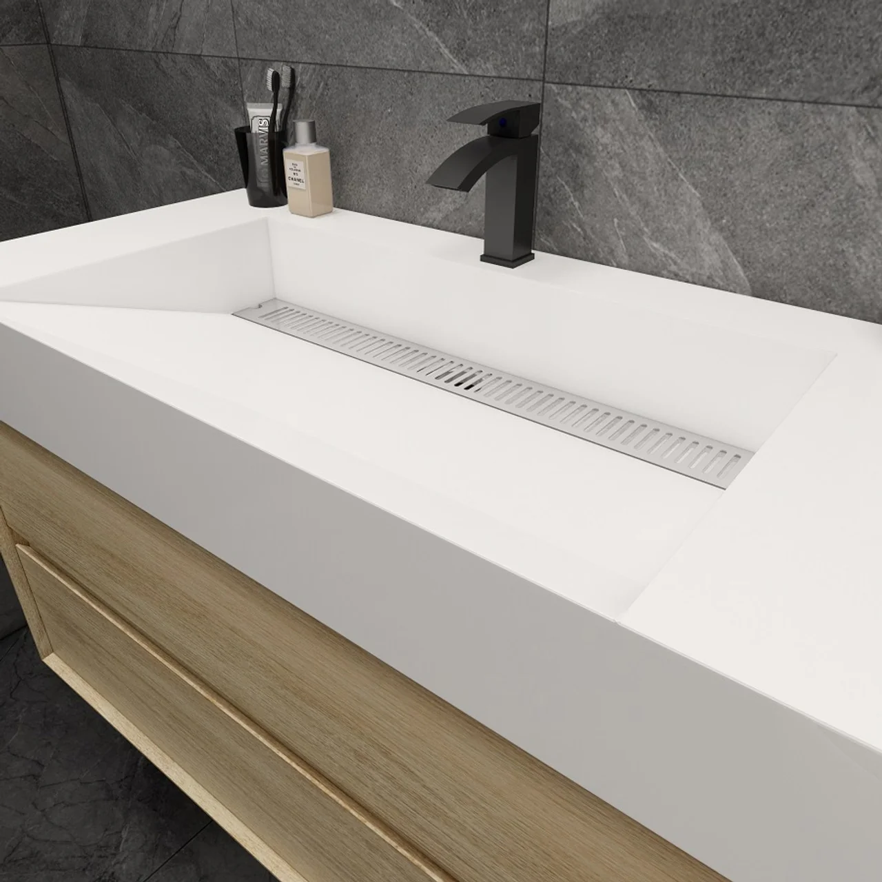 Maslow Floating Vanity (24"-104") 98 Maslow Floating Vanity (24"-104")