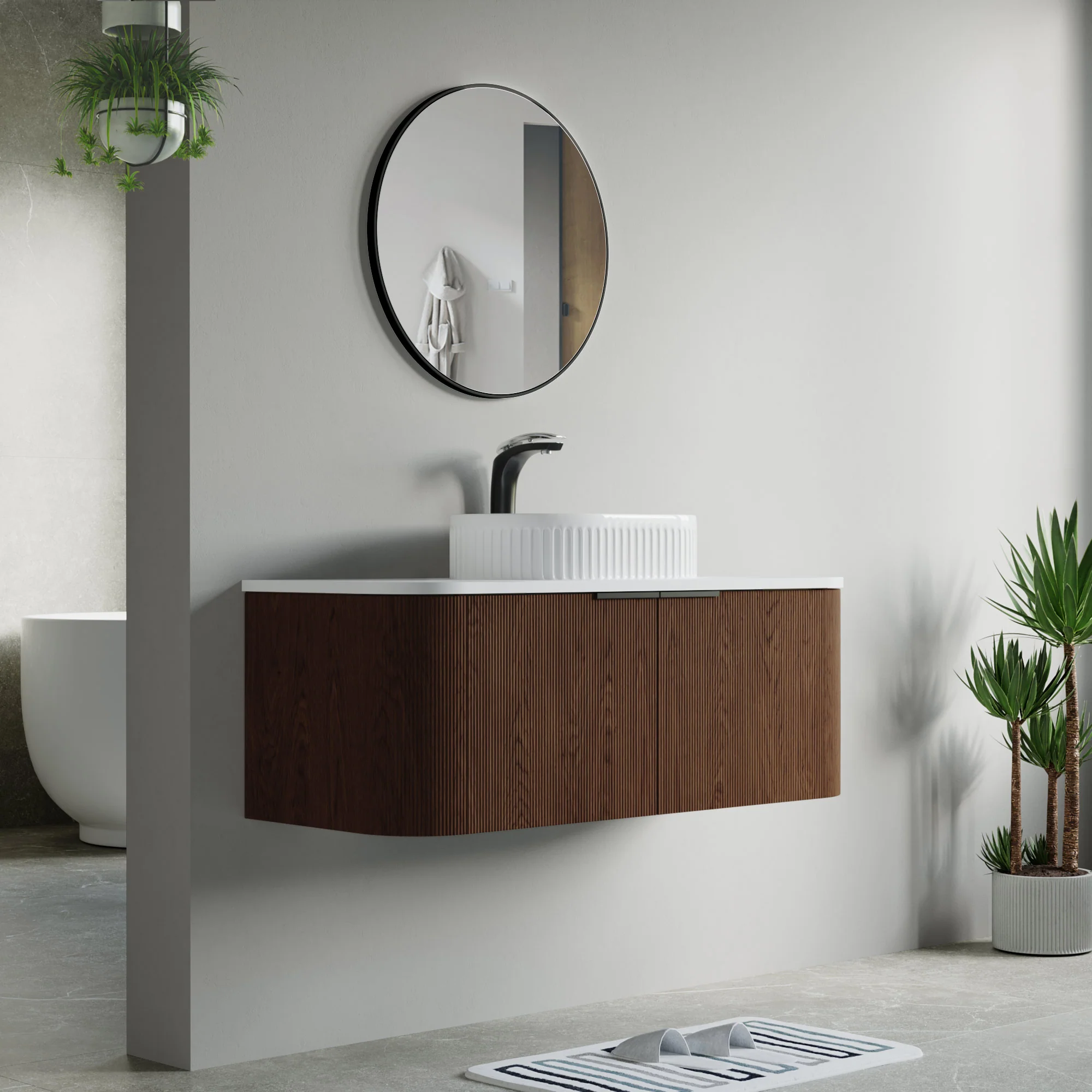 Bellezza Floating Vanity - Fluted (24"-60") 10 Bellezza Floating Vanity - Fluted (24"-60")