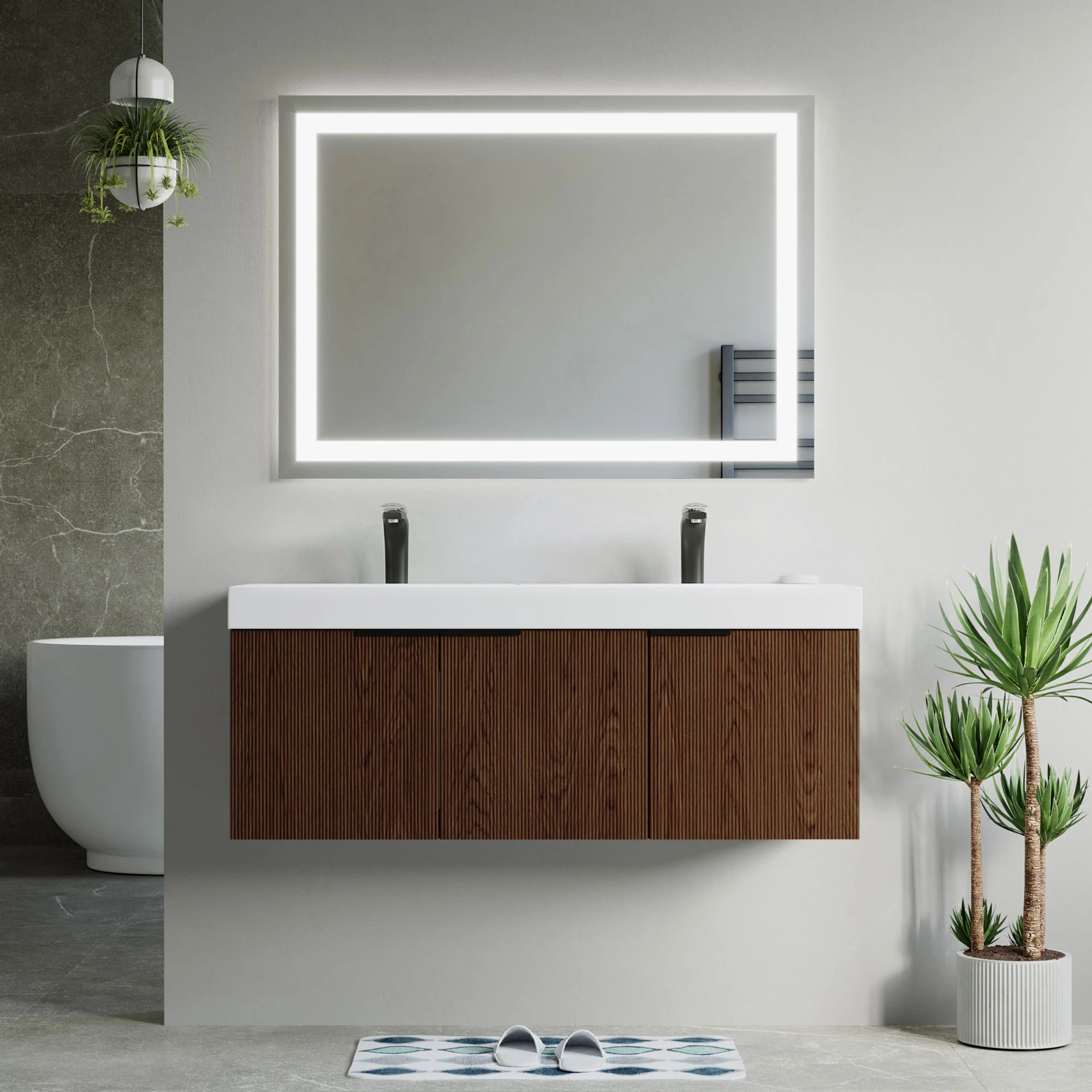 Bellezza Floating Vanity - Fluted (24"-60") 117 Bellezza Floating Vanity - Fluted (24"-60")