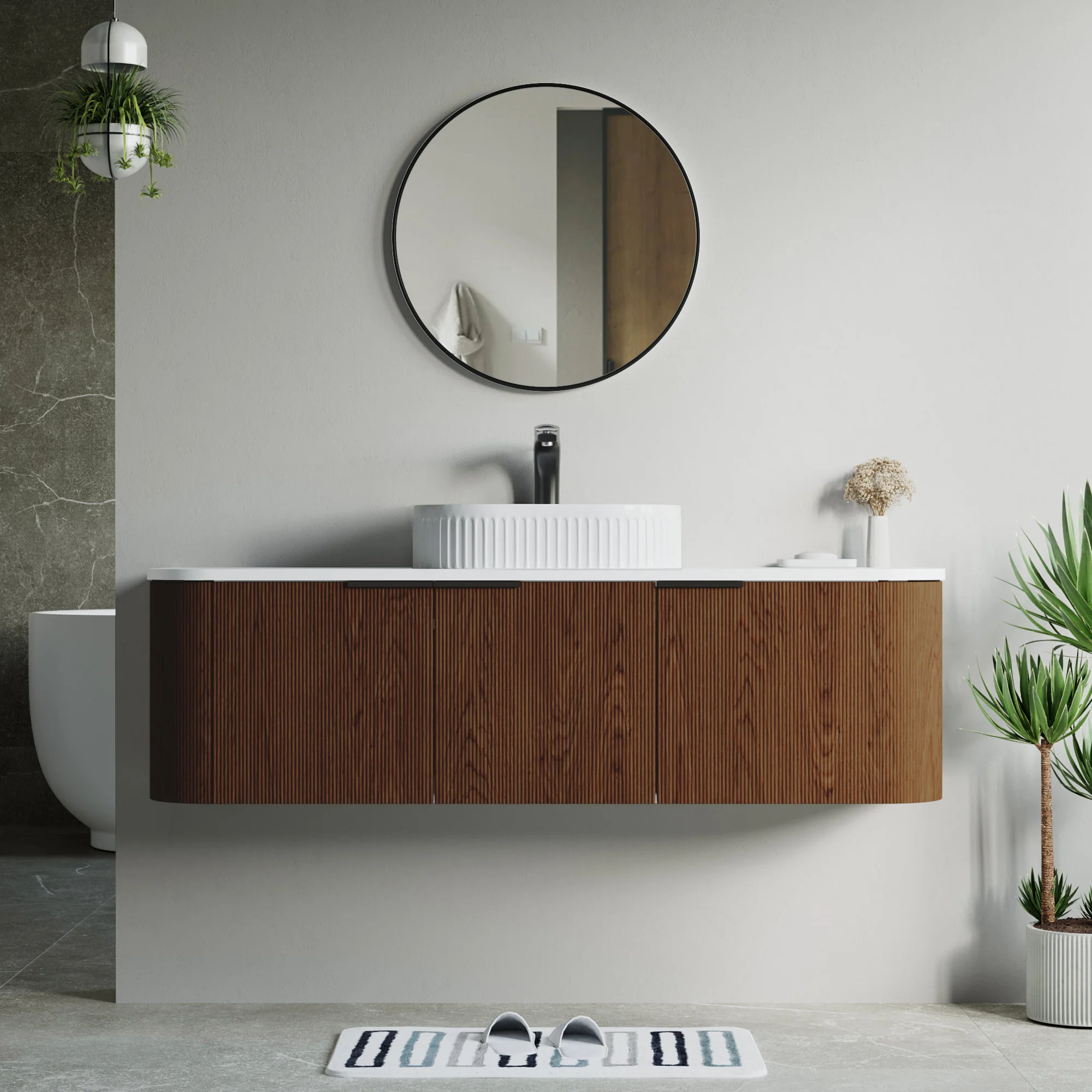 Bellezza Floating Vanity - Fluted (24"-60") 138 Bellezza Floating Vanity - Fluted (24"-60")