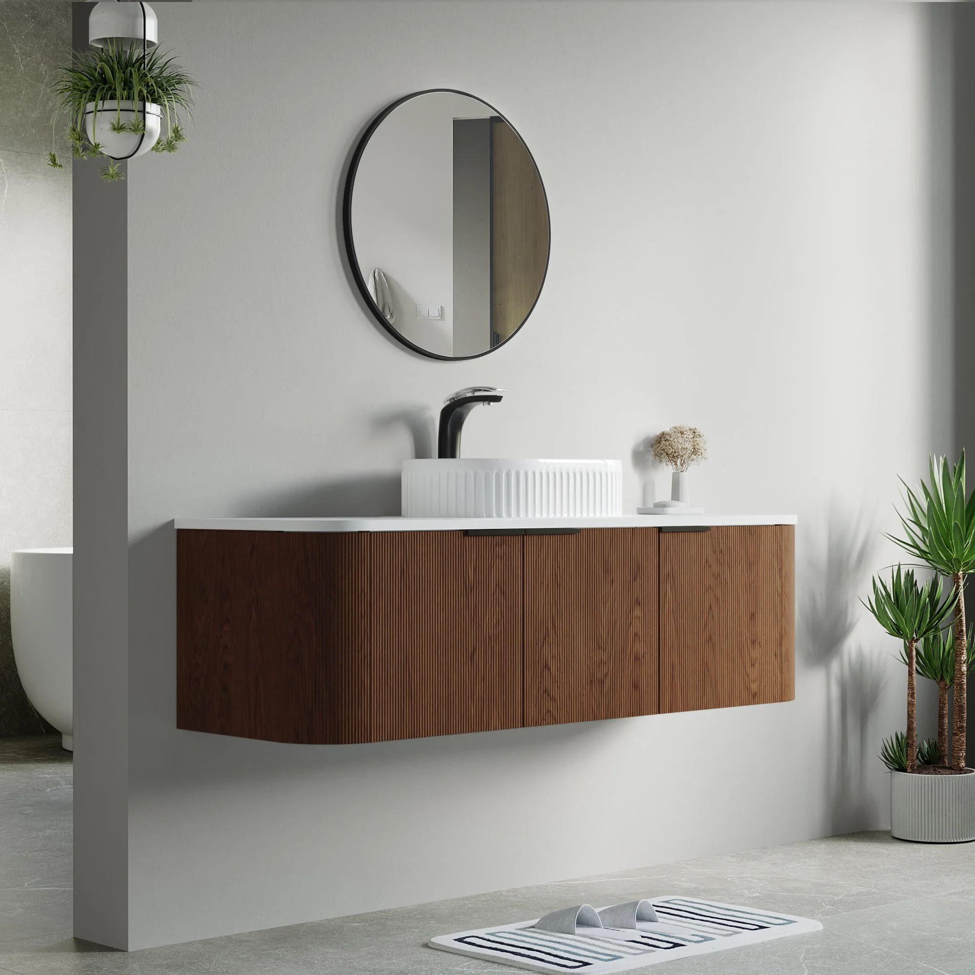 Bellezza Floating Vanity - Fluted (24"-60") 139 Bellezza Floating Vanity - Fluted (24"-60")