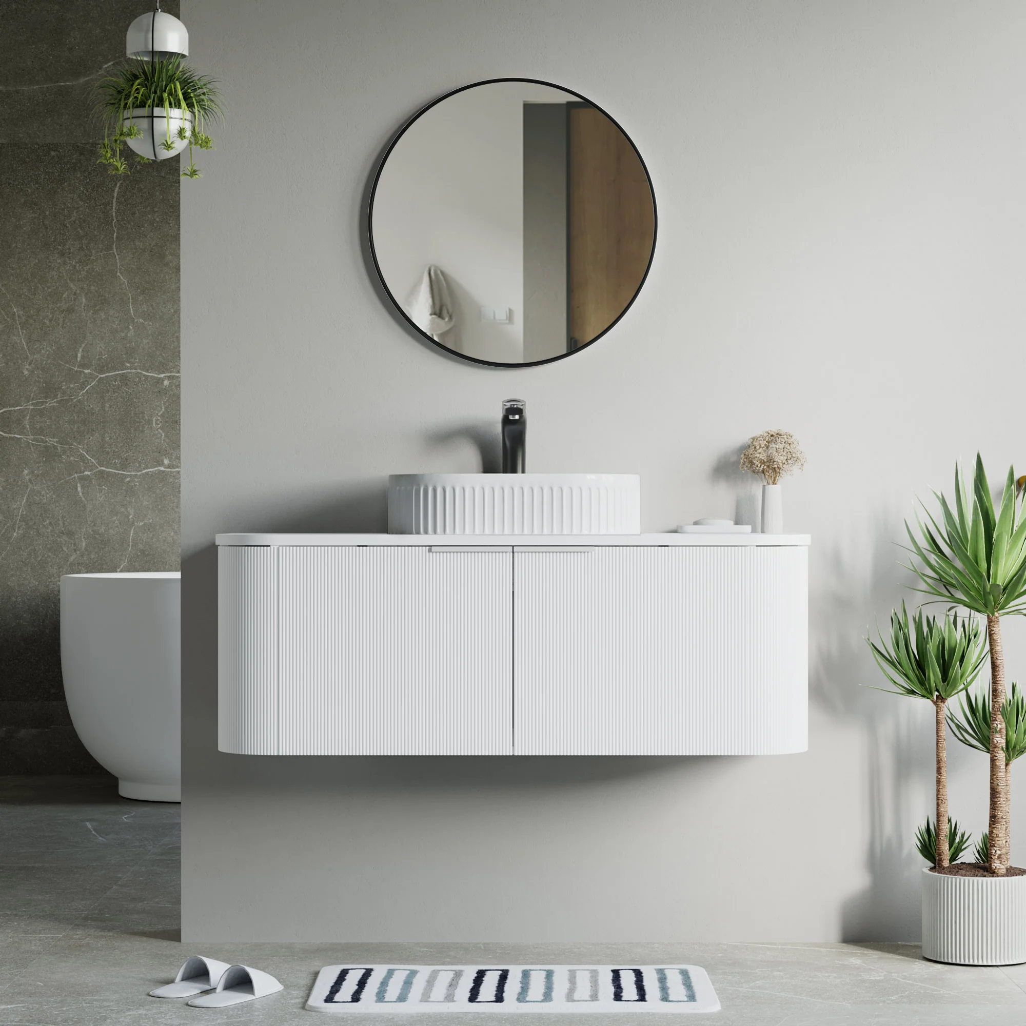 Bellezza Floating Vanity - Fluted (24"-60") 15 Bellezza Floating Vanity - Fluted (24"-60")
