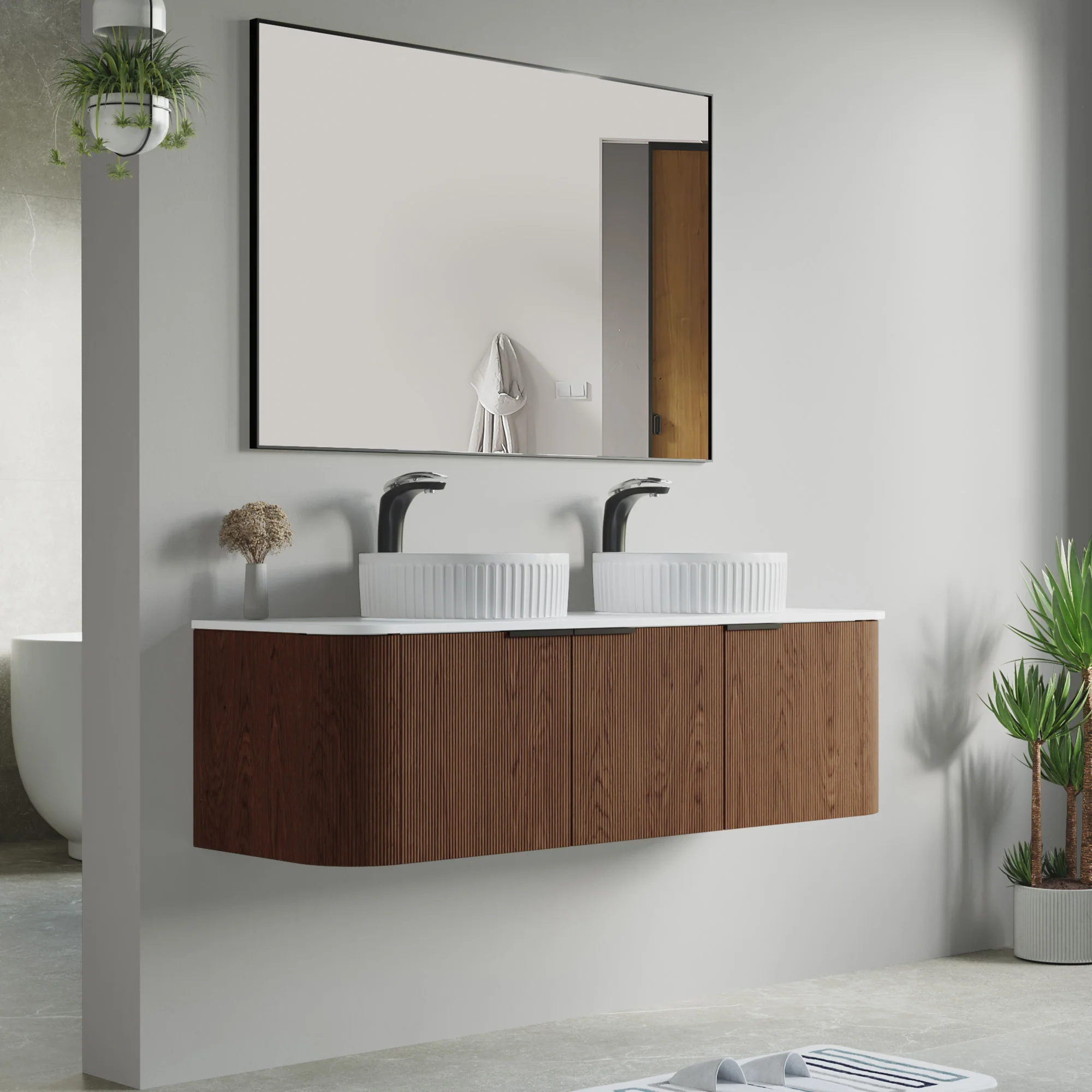 Bellezza Floating Vanity - Fluted (24"-60") 163 Bellezza Floating Vanity - Fluted (24"-60")