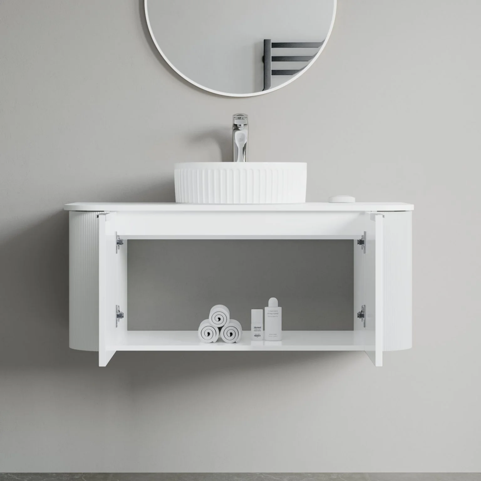 Bellezza Floating Vanity - Fluted (24"-60") 193 Bellezza Floating Vanity - Fluted (24"-60")