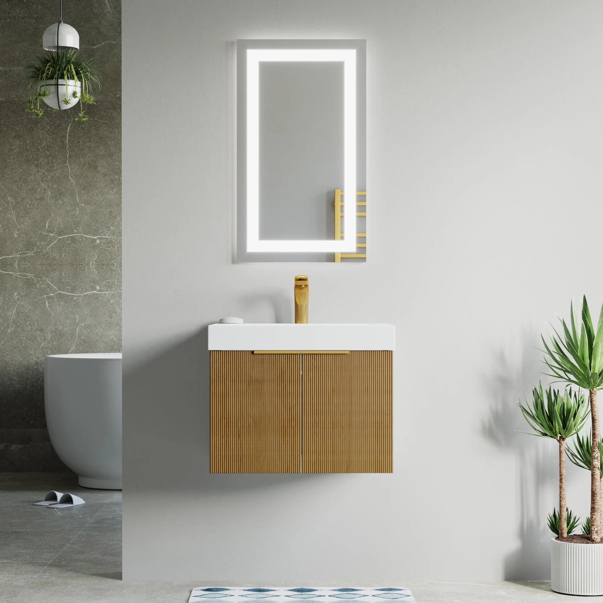 Bellezza Floating Vanity - Fluted (24"-60") 21 Bellezza Floating Vanity - Fluted (24"-60")