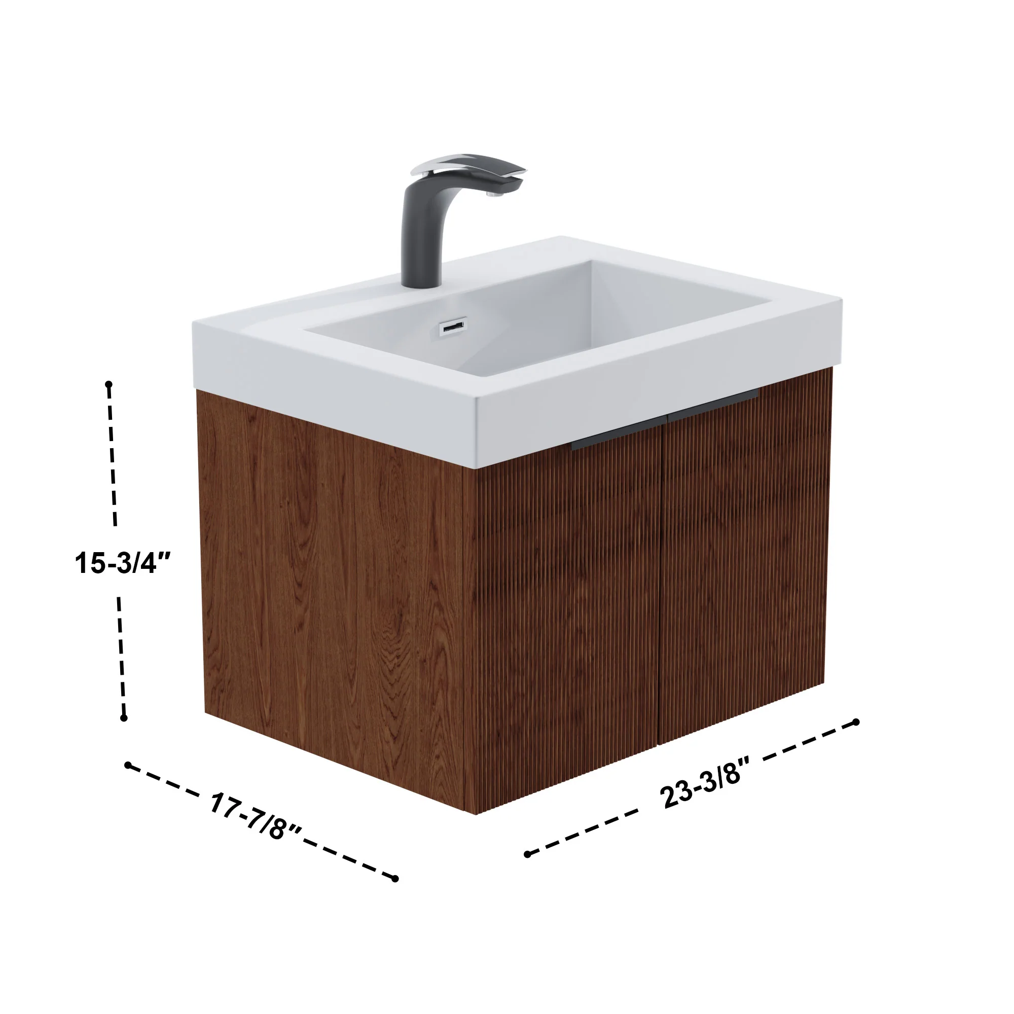 Bellezza Floating Vanity - Fluted (24"-60") 29 Bellezza Floating Vanity - Fluted (24"-60")