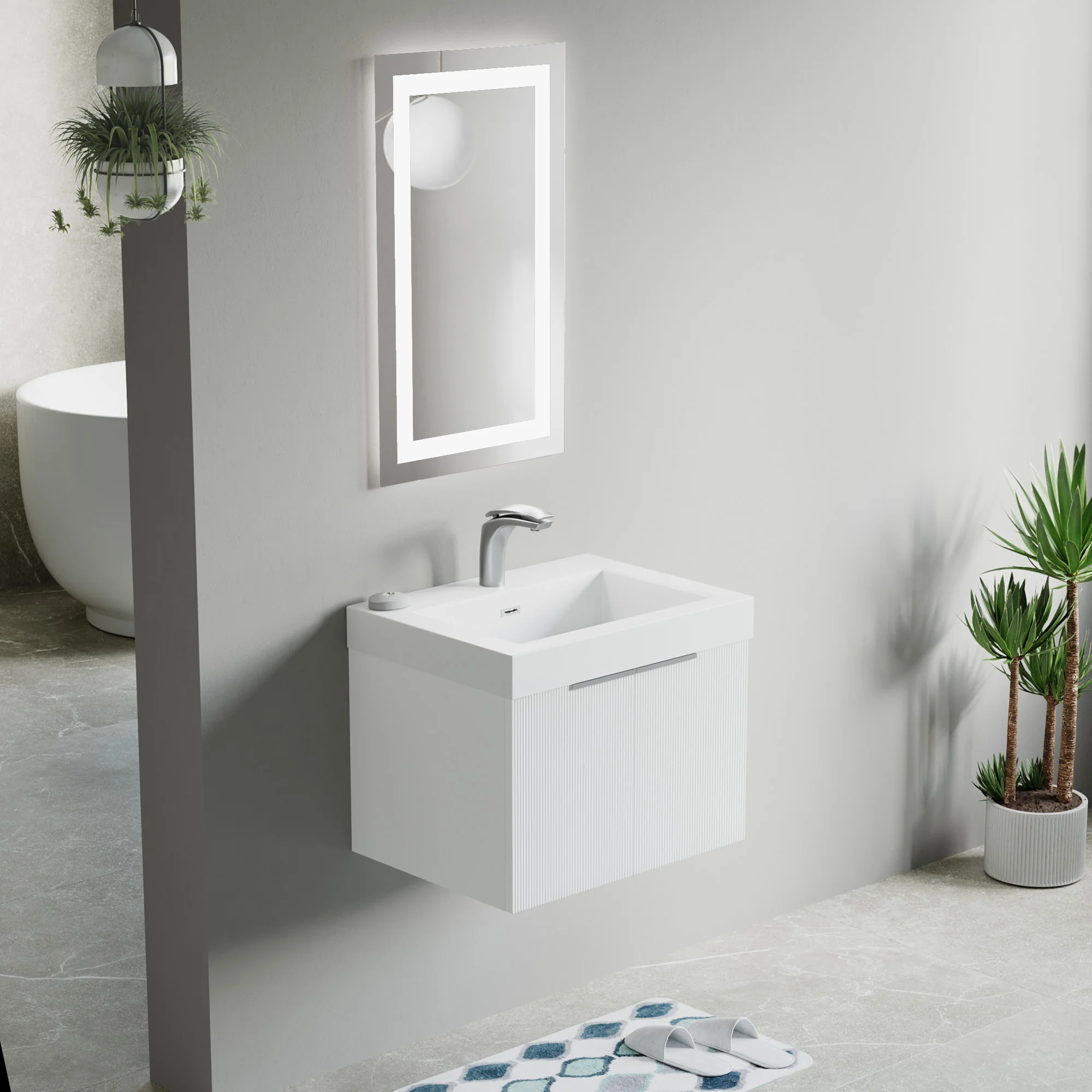 Bellezza Floating Vanity - Fluted (24"-60") 33 Bellezza Floating Vanity - Fluted (24"-60")