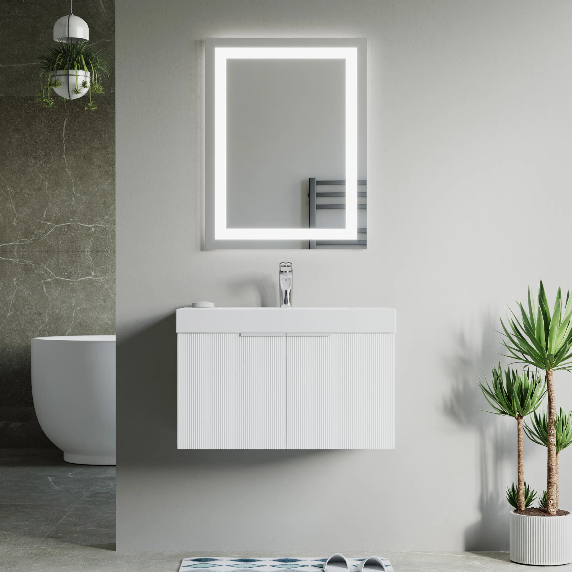 Bellezza Floating Vanity - Fluted (24"-60") 49 Bellezza Floating Vanity - Fluted (24"-60")