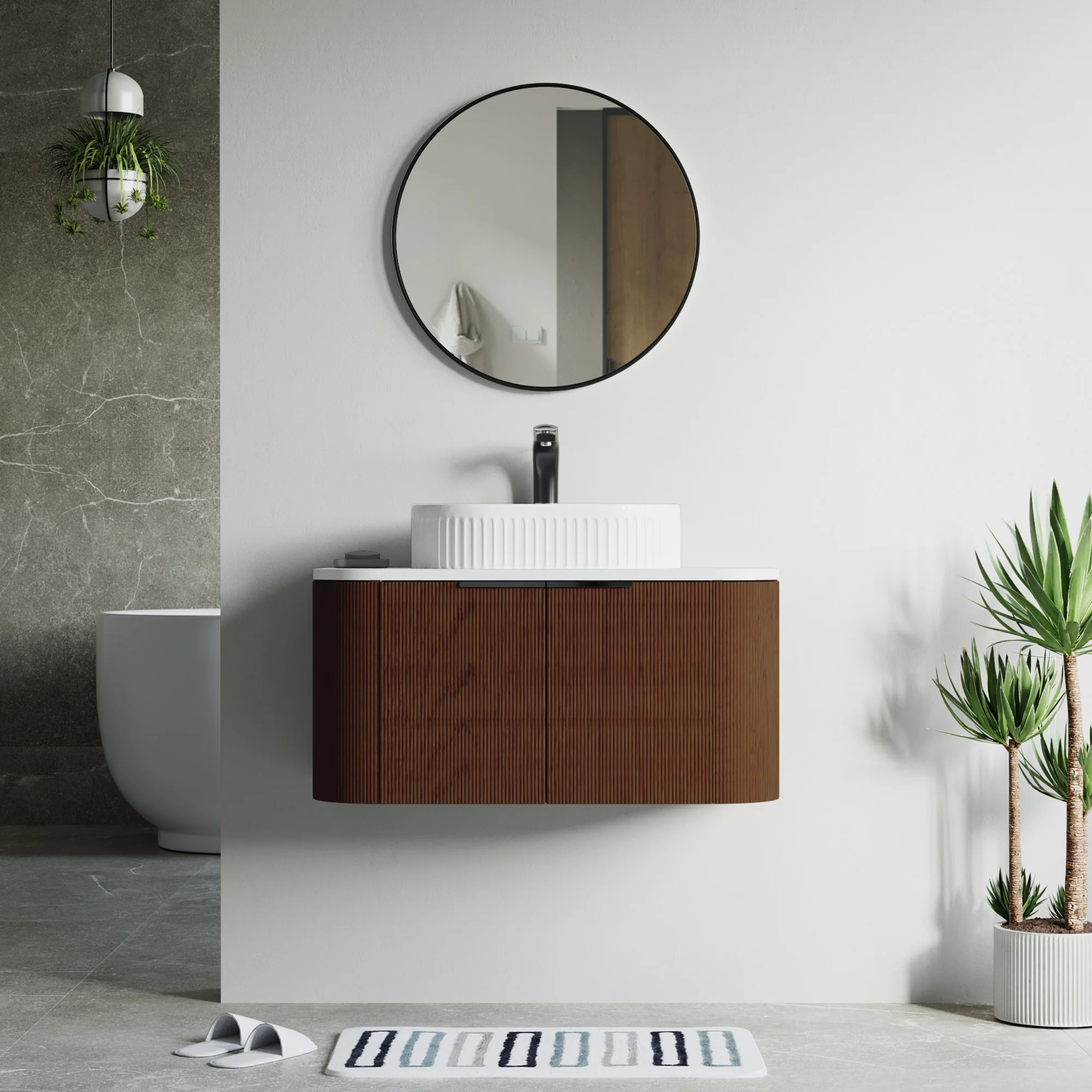 Bellezza Floating Vanity - Fluted (24"-60") 81 Bellezza Floating Vanity - Fluted (24"-60")