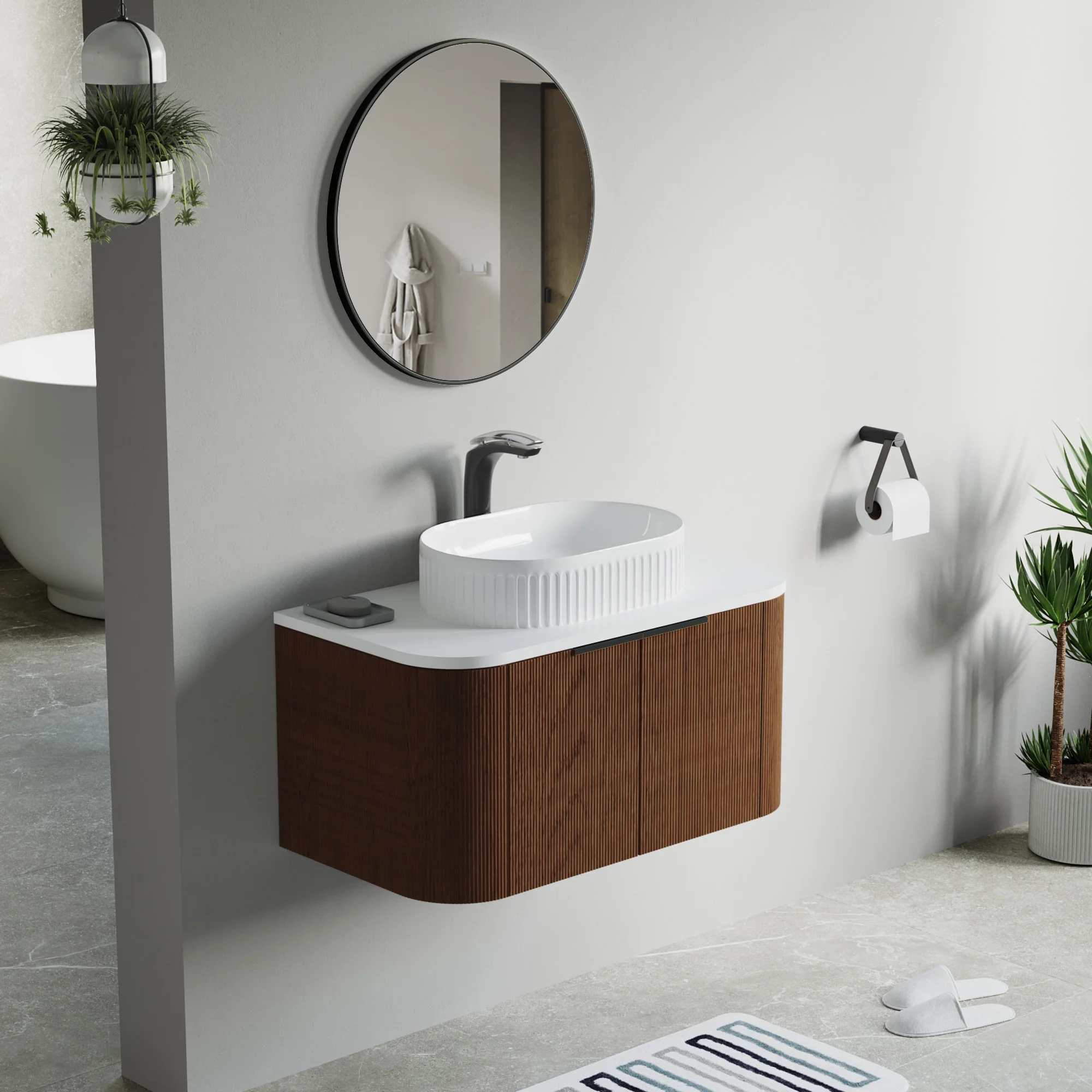 Bellezza Floating Vanity - Fluted (24"-60") 82 Bellezza Floating Vanity - Fluted (24"-60")