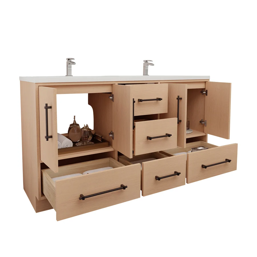 Belgian Bathroom Vanity - 2nd Generation (24"-84")