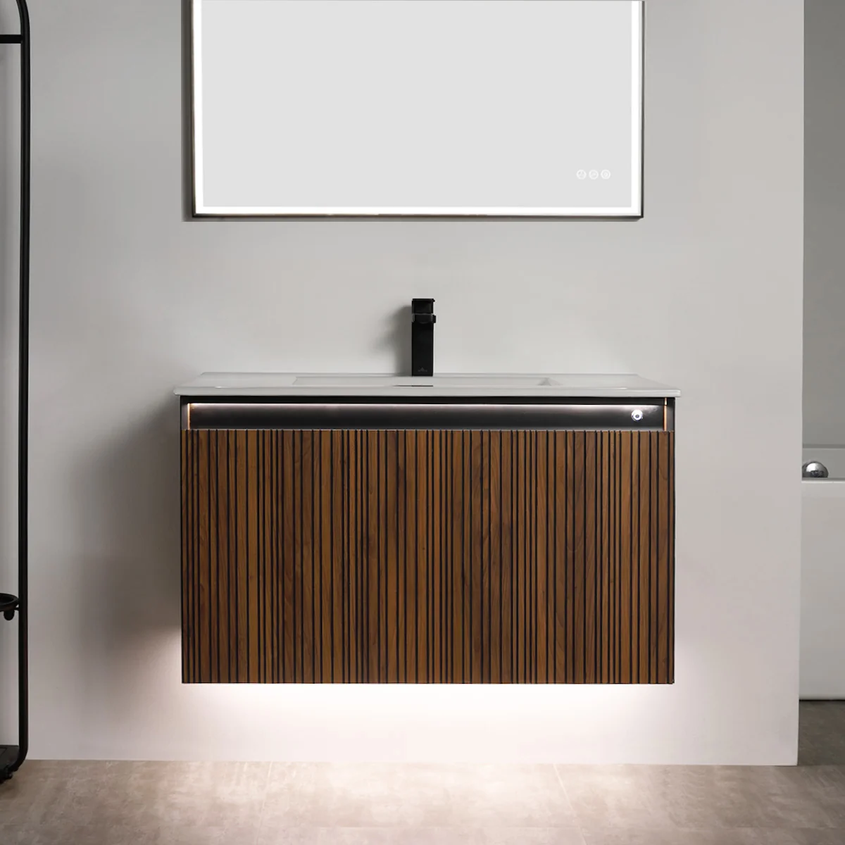 Harlow LED Floating Vanity (24"-72")
