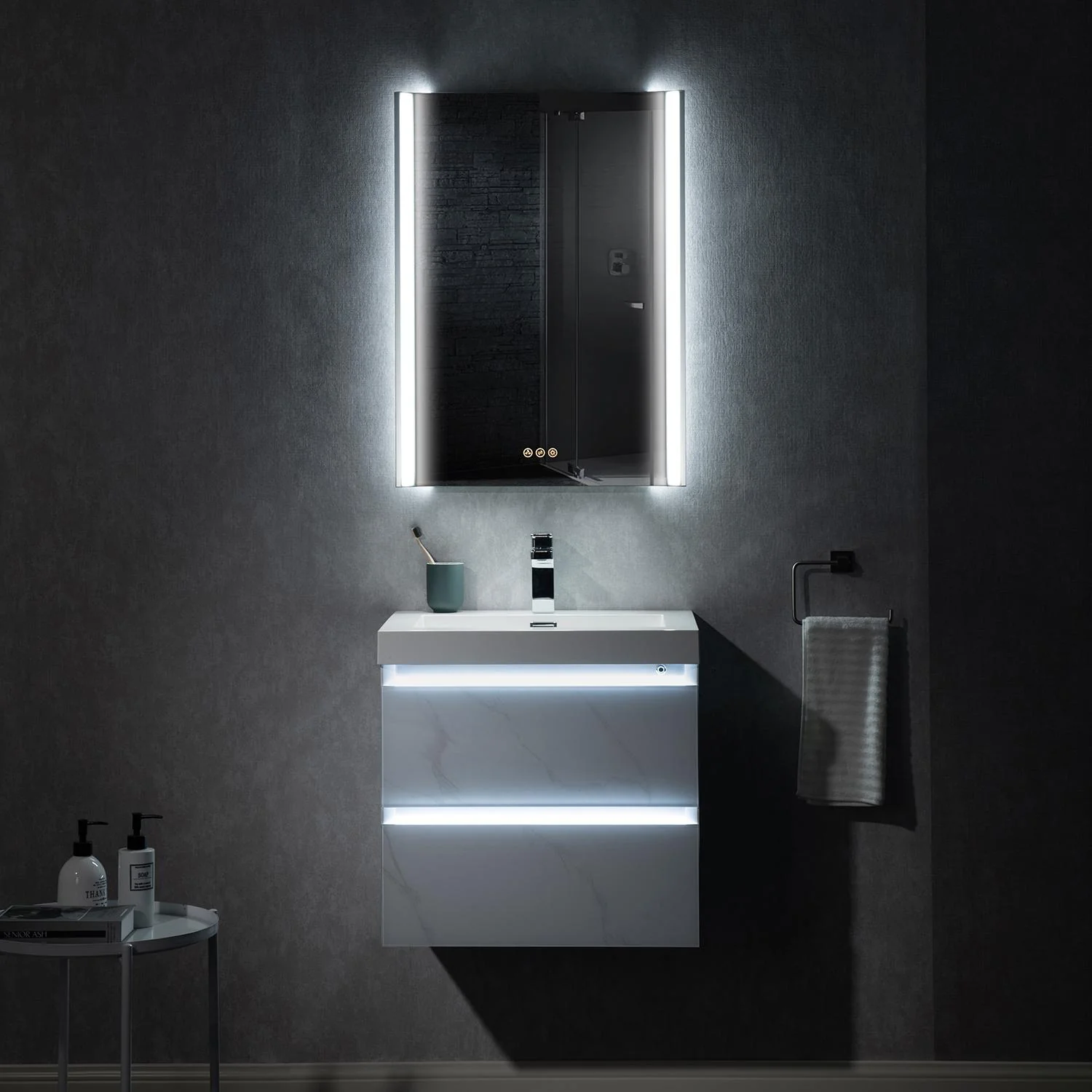 Catalyst LED Floating Vanity (24"-72") 30 Catalyst LED Floating Vanity (24"-72")