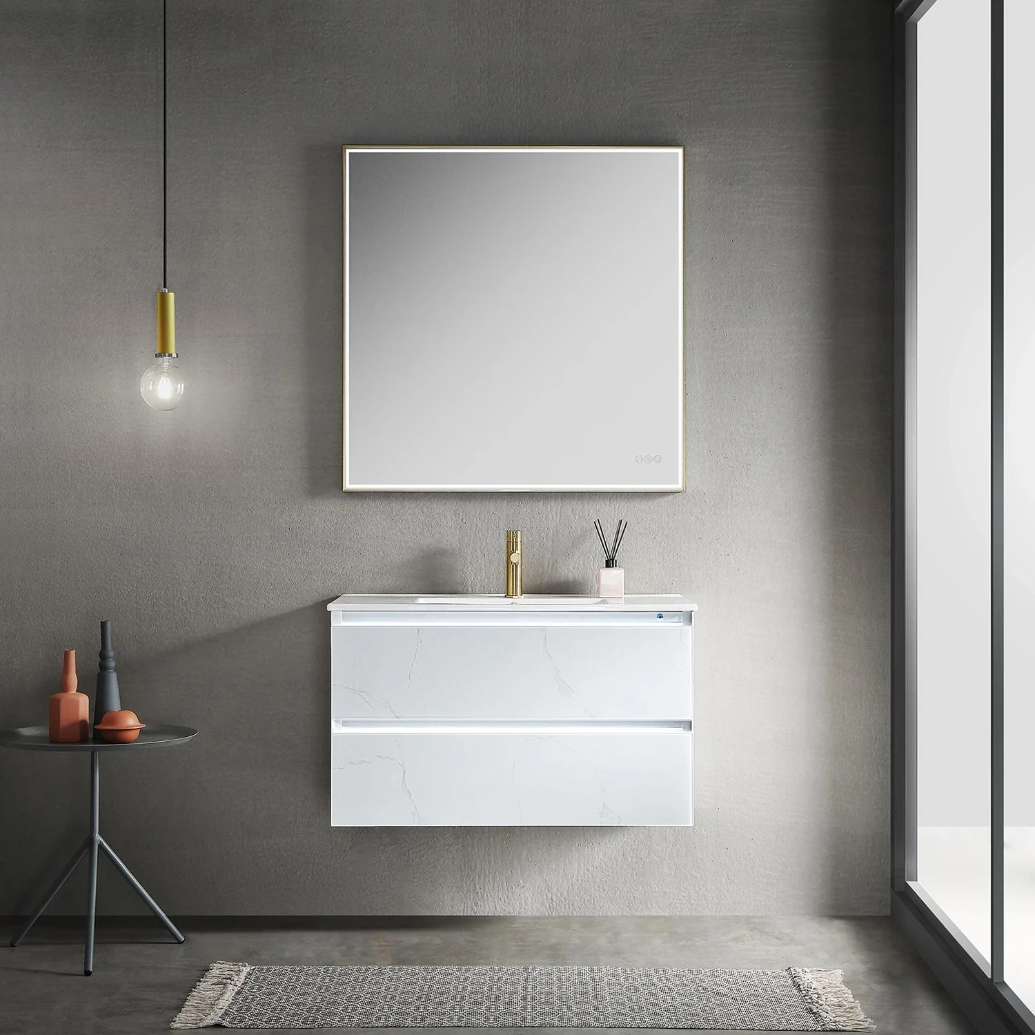 Catalyst LED Floating Vanity (24"-72") 9 Catalyst LED Floating Vanity (24"-72")