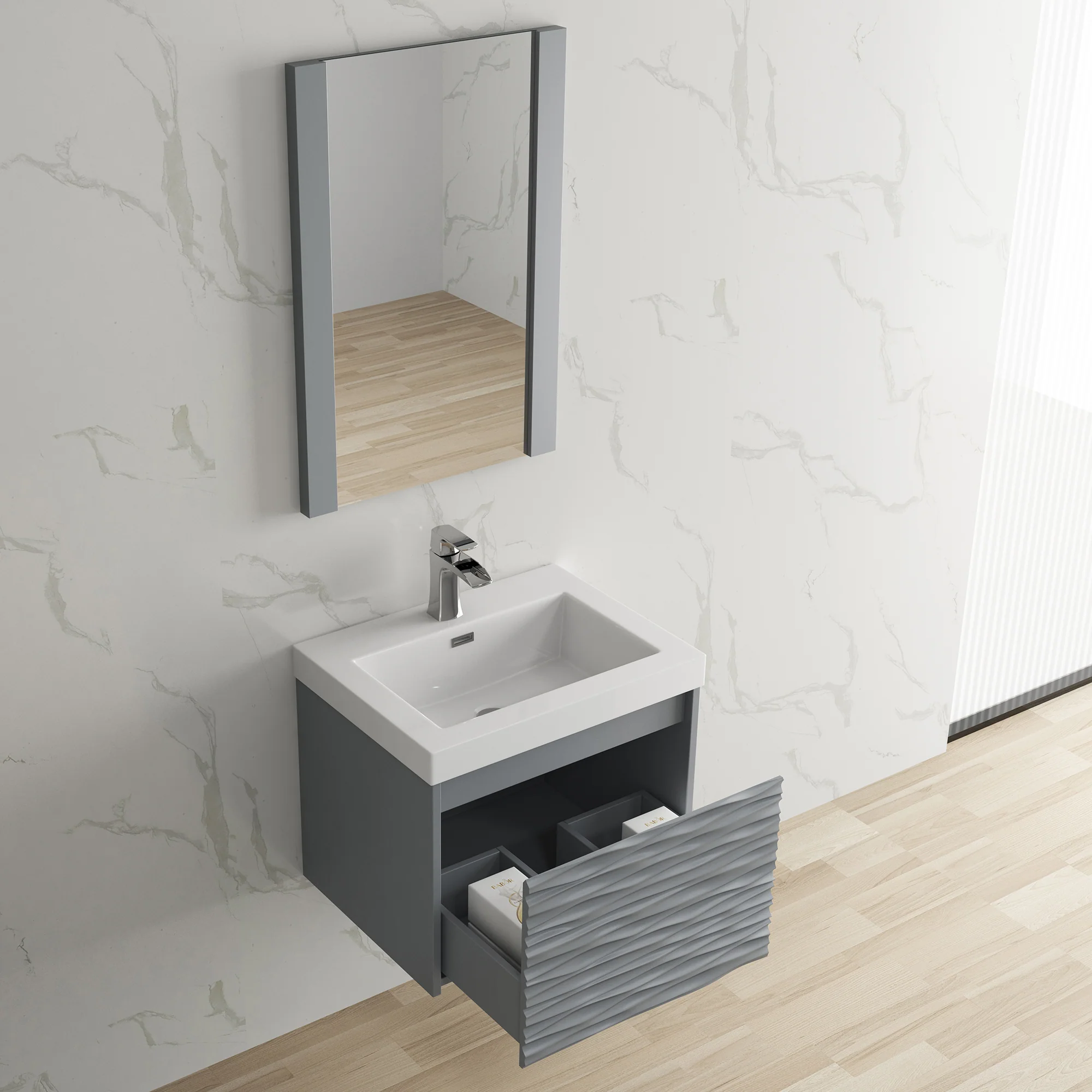 Marseille Floating Vanity (24"-72") 27 Marseille Floating Vanity (24"-72")