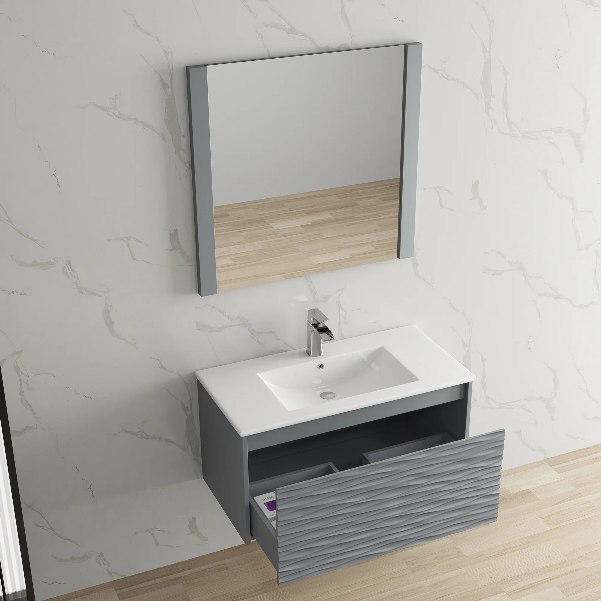 Marseille Floating Vanity (24"-72") 56 Marseille Floating Vanity (24"-72")