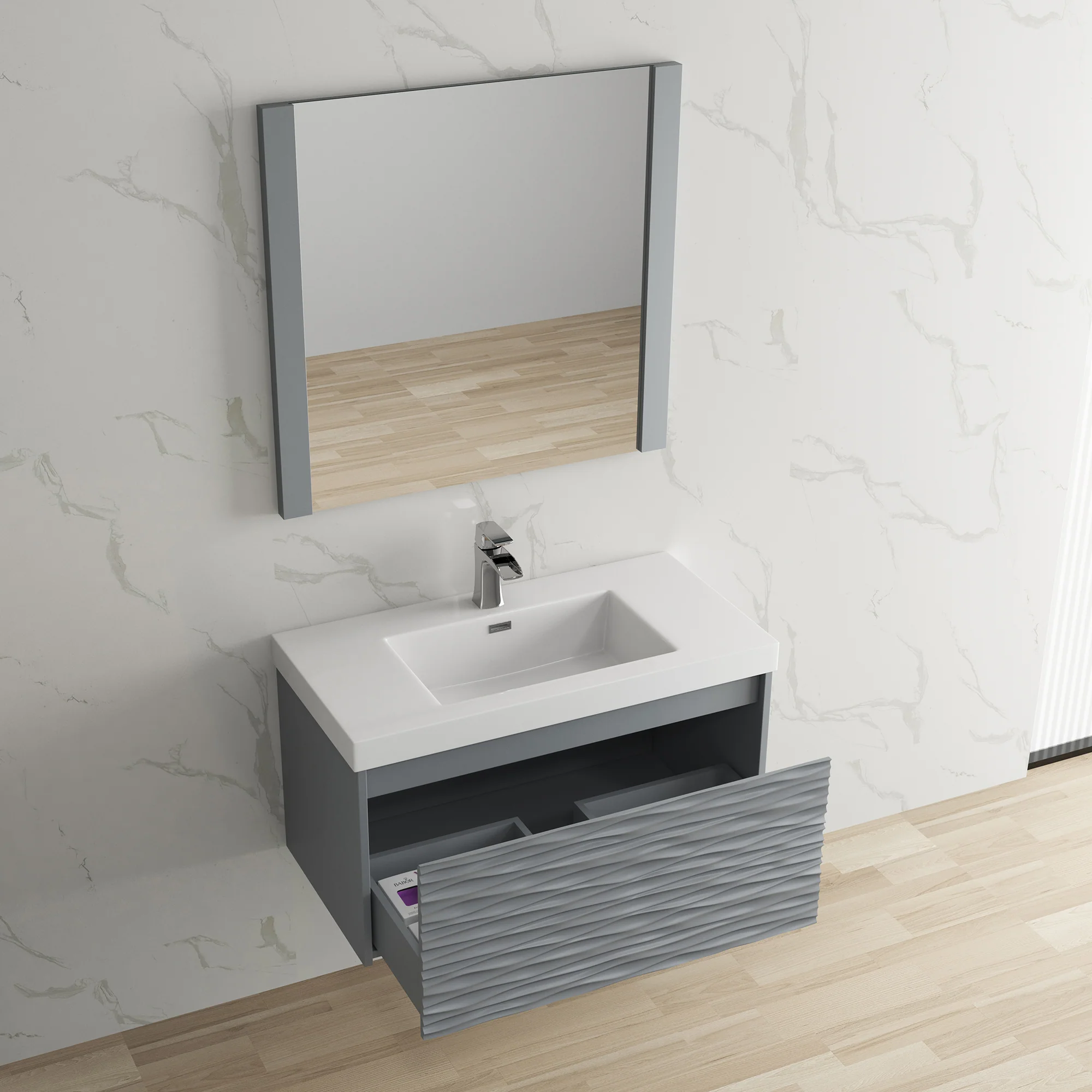 Marseille Floating Vanity (24"-72") 60 Marseille Floating Vanity (24"-72")